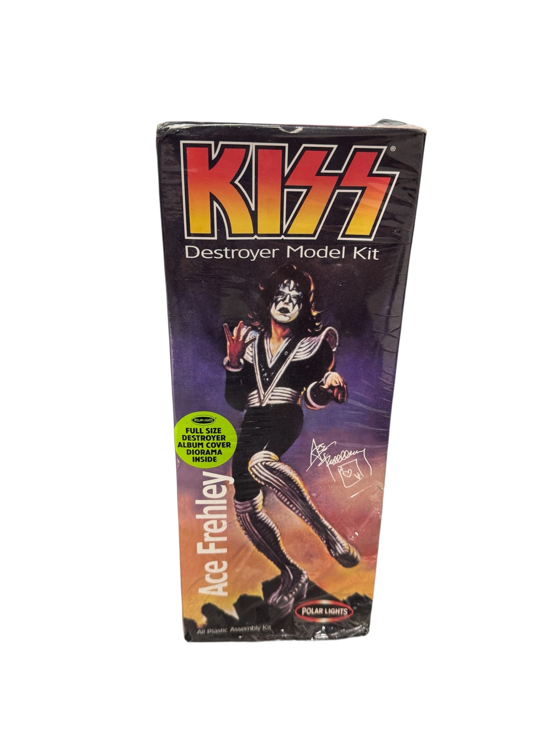 Product photo for Factory Sealed Ace Frehley KISS Destroyer Polar Lights Model Kit