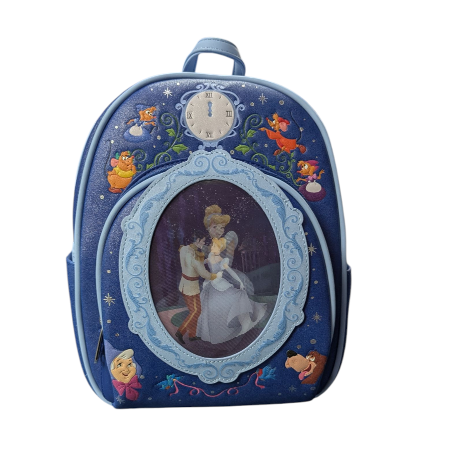 Product photo for Loungefly Disney Cinderella 75th Anniversary Mini Backpack