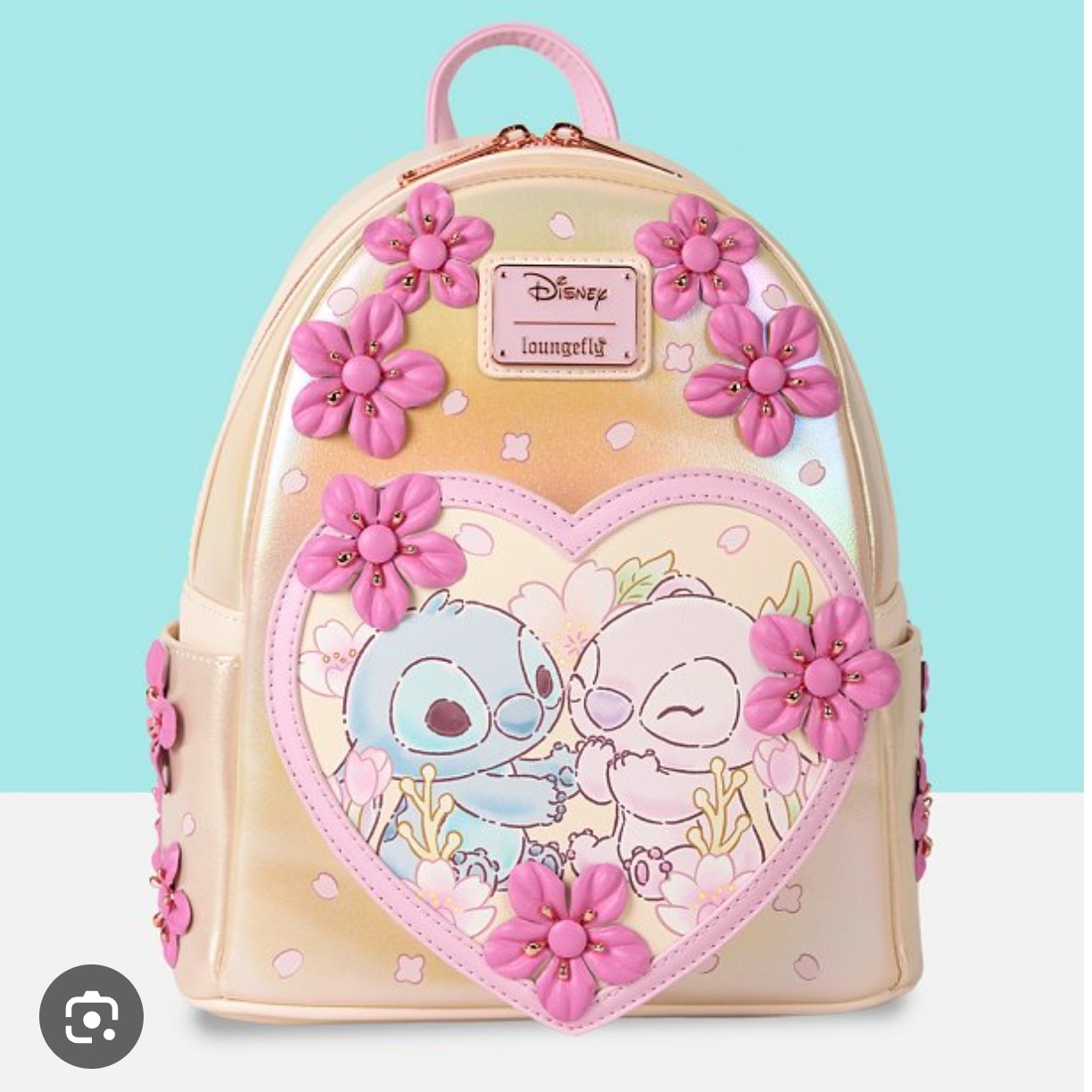Product photo for Loungefly Disney Cute Switch Backpack