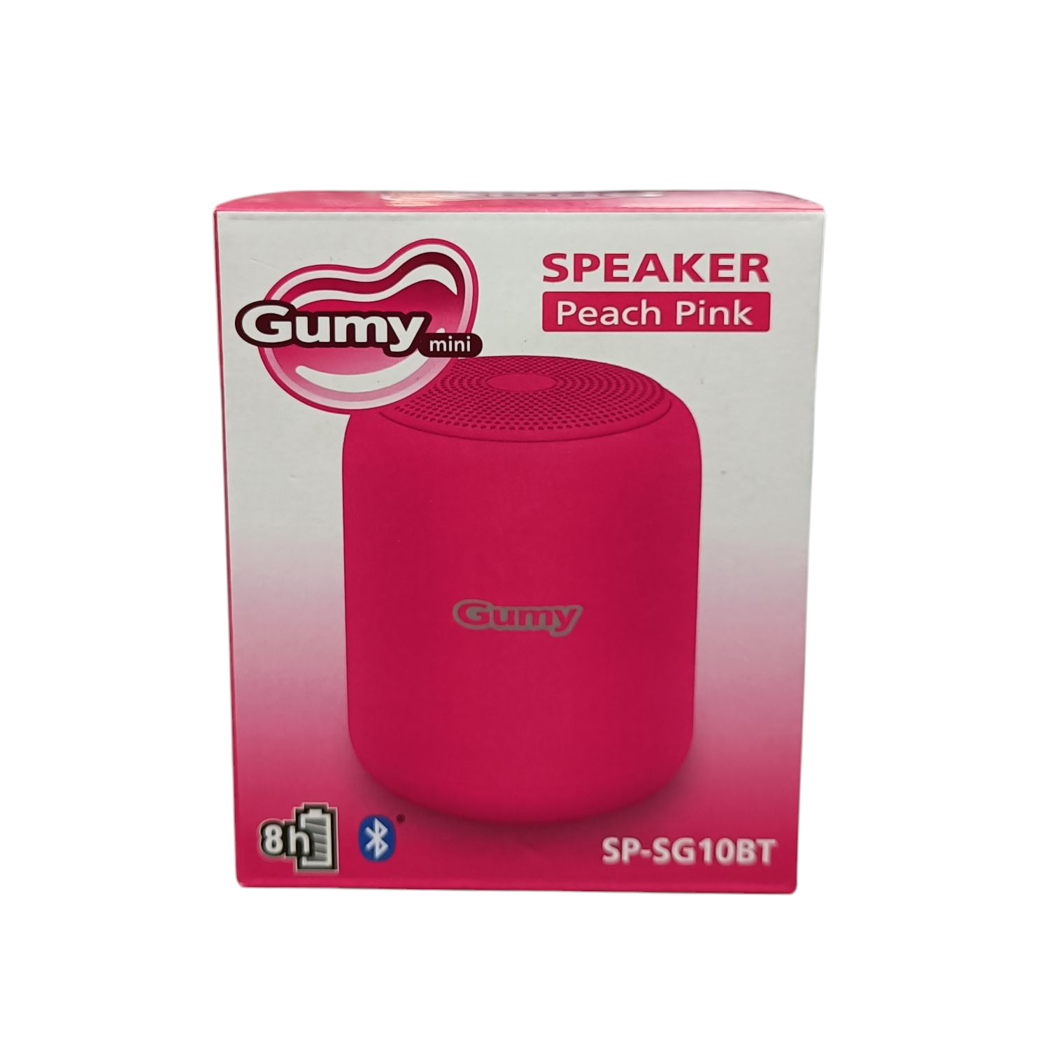 Product photo for Gumy Mini Speaker Peach Pink
