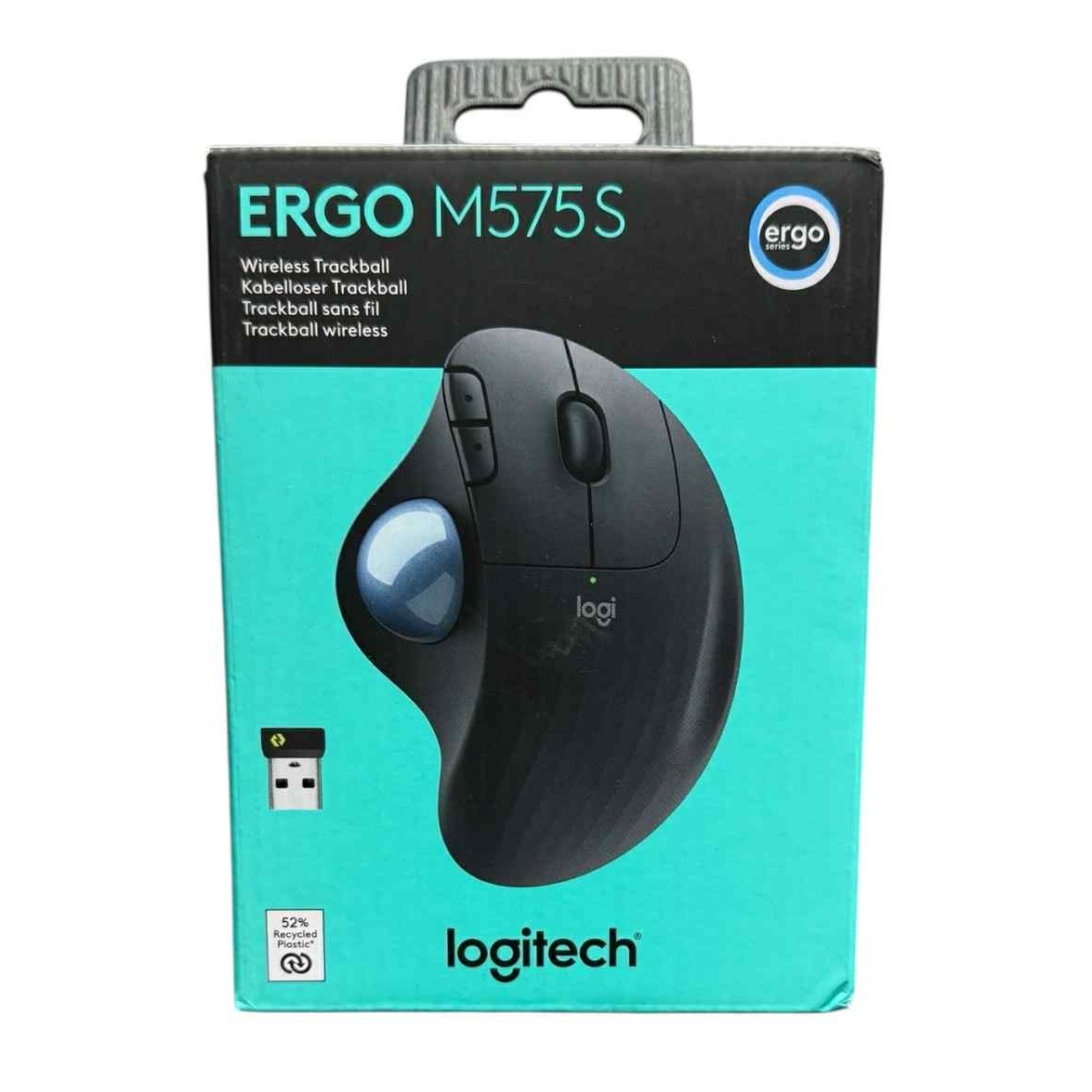 Product photo for Logitech ERGO M575S Wireless Trackball Mouse - Graphite, A