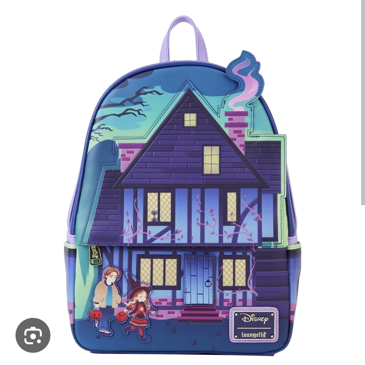 Product photo for Loungefly Hocus Pocus Sanderson Sisters House Backpack