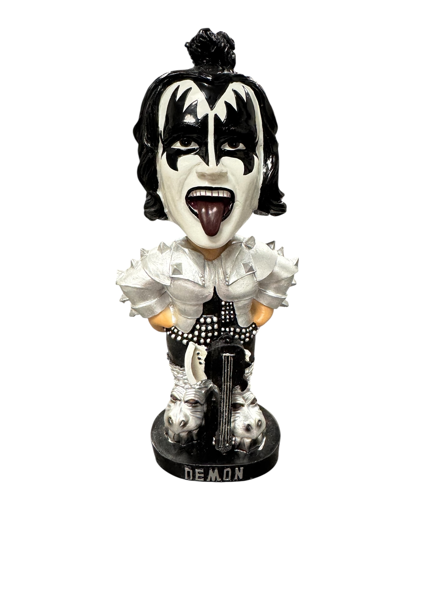 Product photo for KISS GENE SIMMONS BOBBLE DOBBLES HAND PAINTED HEAD COLLECTIBLE
