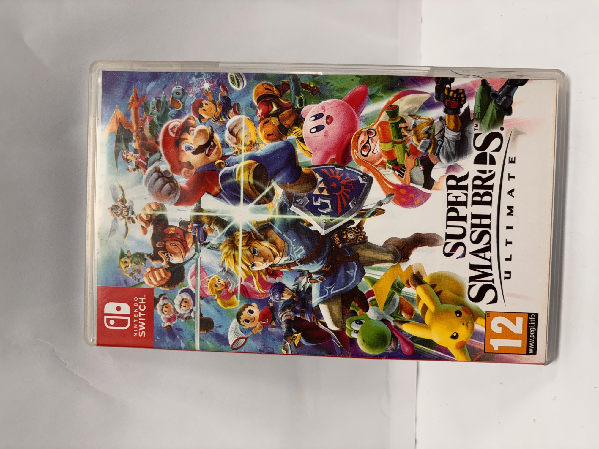 Product photo for switch game super smash bro box