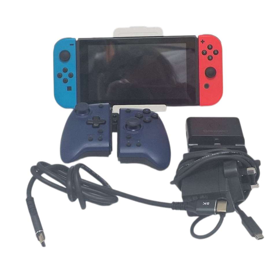 Product photo for Nintendo Switch 32GB - Neon Red & Blue