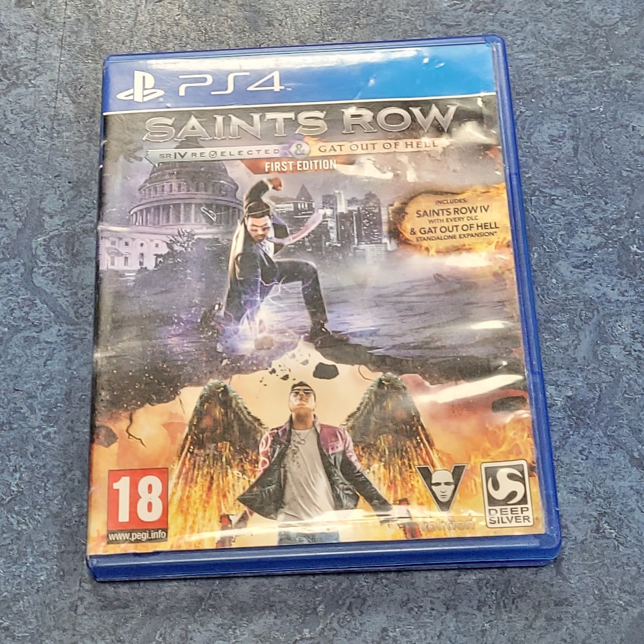 Product photo for Sony PlayStation PS4 Game: Saints Row IV Re Elected & Gat out of Hell