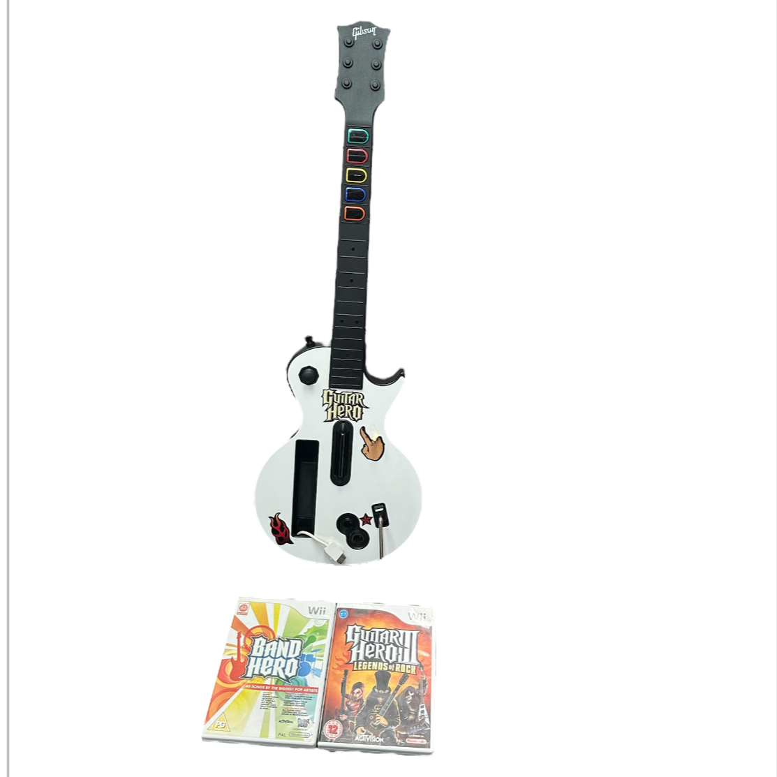 Product photo for Wii Guitar & games