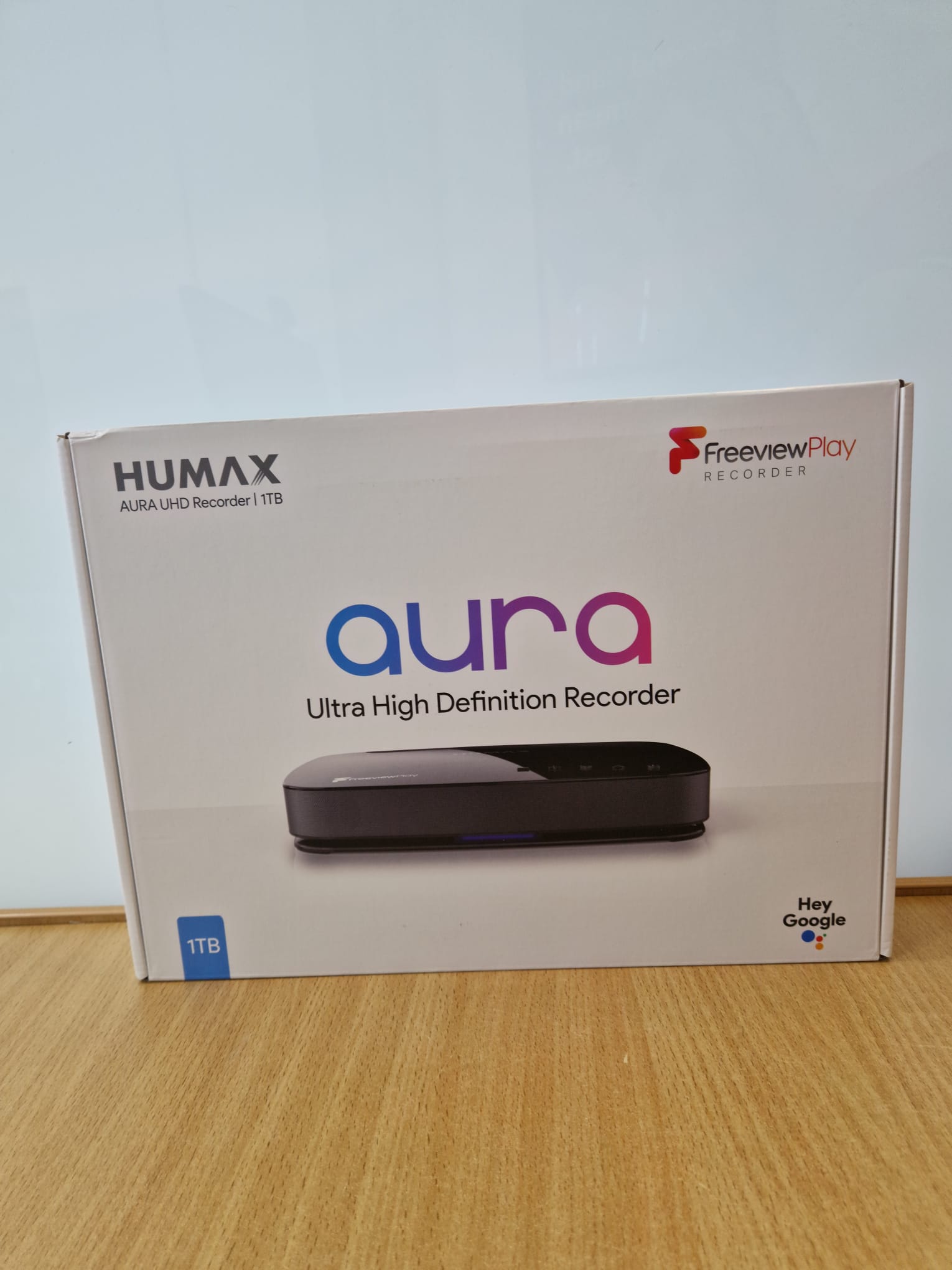 Product photo for Humax  Humax Aura UHD Recorder 1TB – Unsealed Box, All Accessories, 12M Warranty