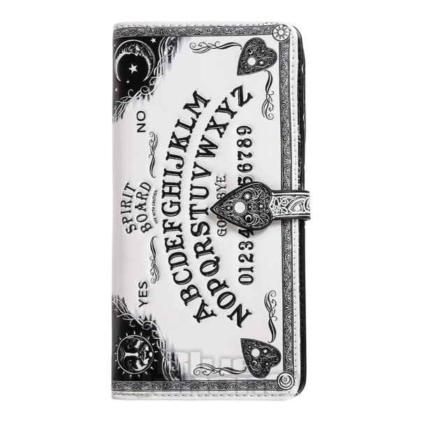 Product photo for White Spirit Board Embossed Purse 18.5cm