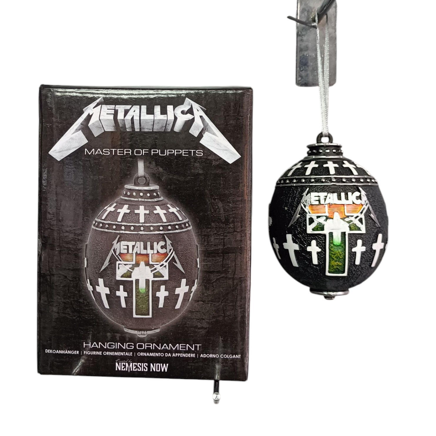 Product photo for Metallica - Master of Puppets Hanging Ornament 10cm