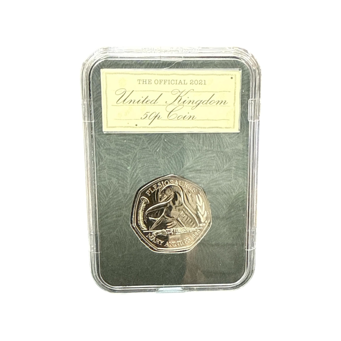 Product photo for Mary Anning Plesiosarus 50p Coin