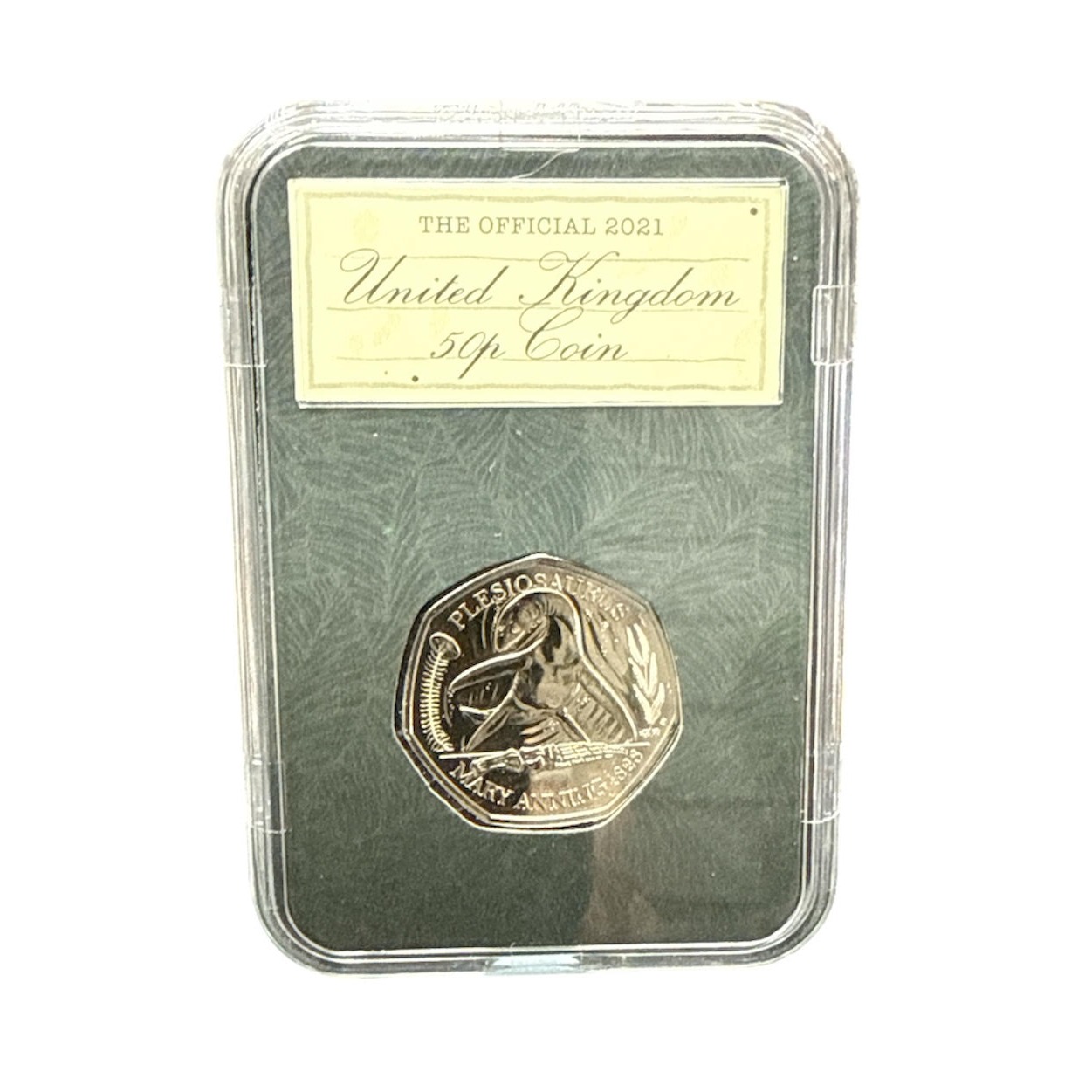 Product photo for Mary Anning Temnododontosaurus 50p Coin