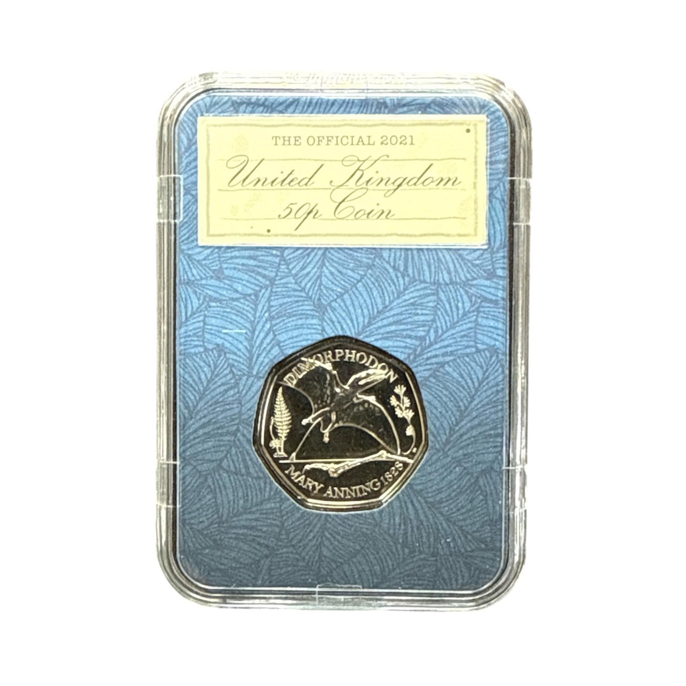 Product photo for Mary Anning Dimorphodon 50p Coin