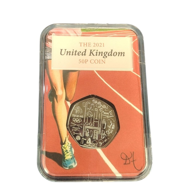 Product photo for Team GB 2021 50P Coin