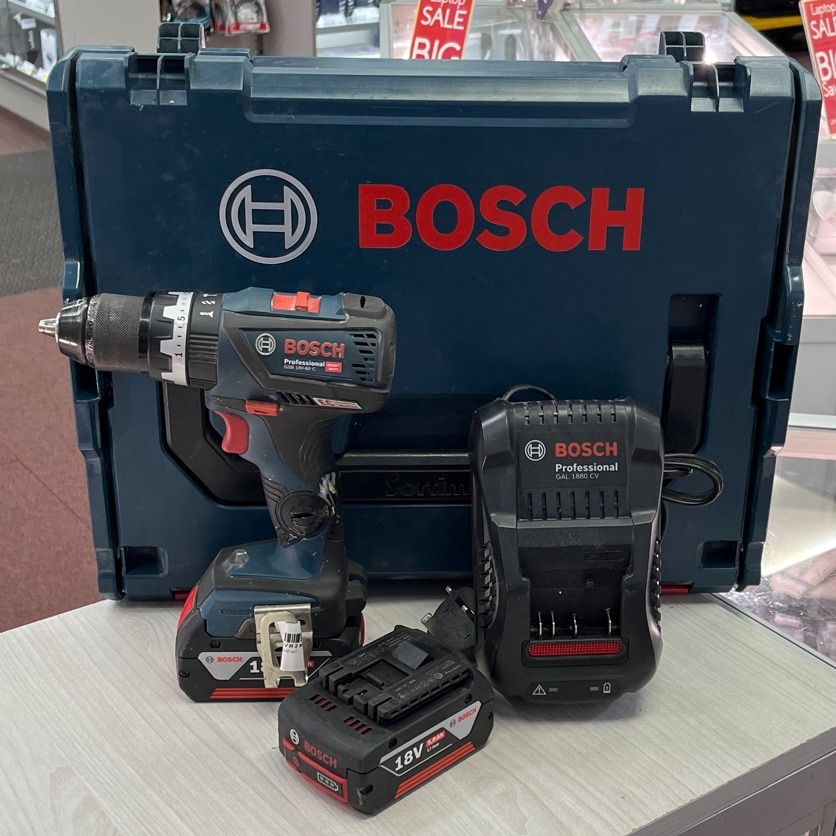 Product photo for Bosch 18v Combi Drill w/ 2x 5.0Ah Batteries