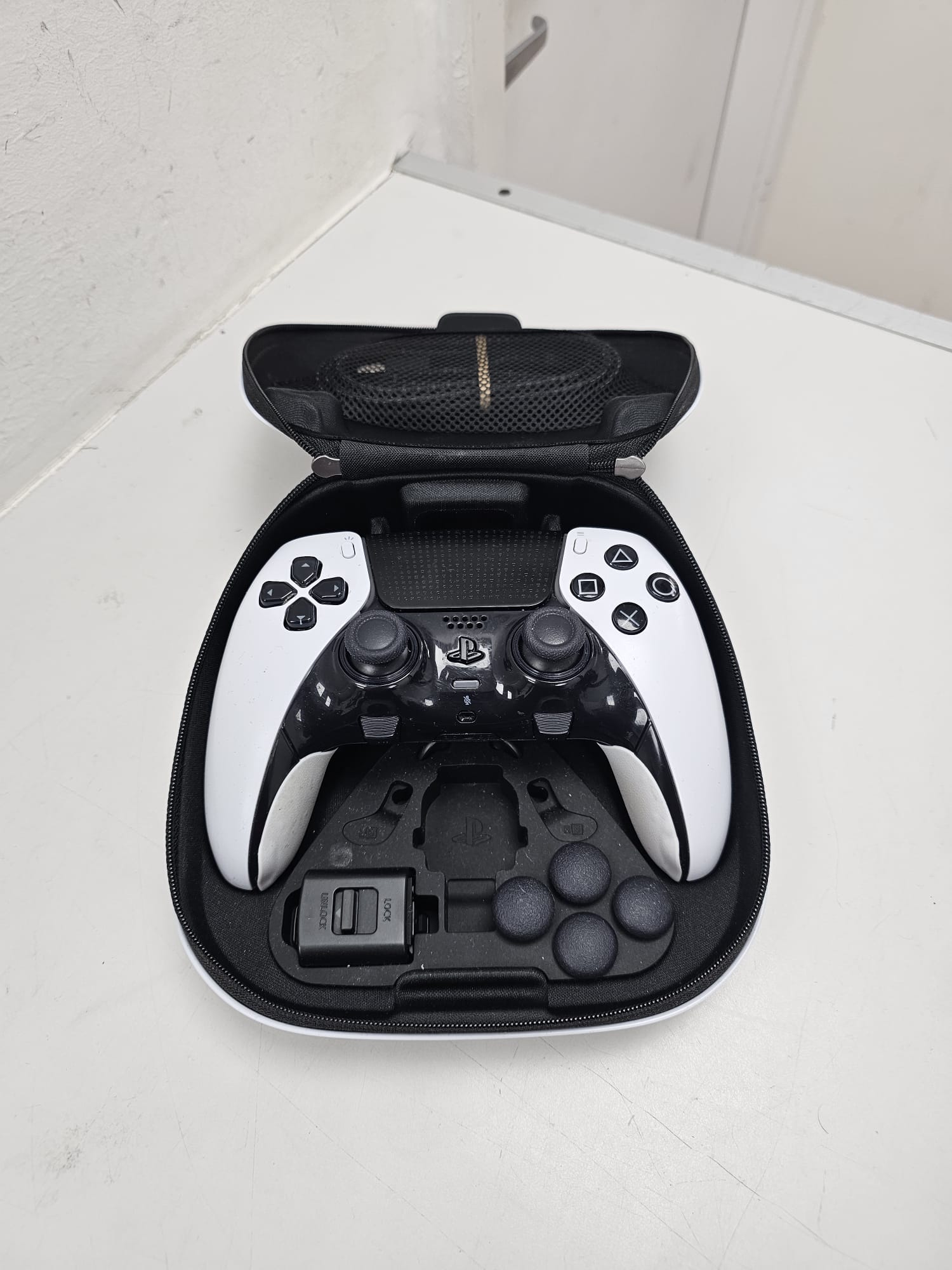 Product photo for PLAYSTATION PS5 DualSense Edge Wireless Controller - White