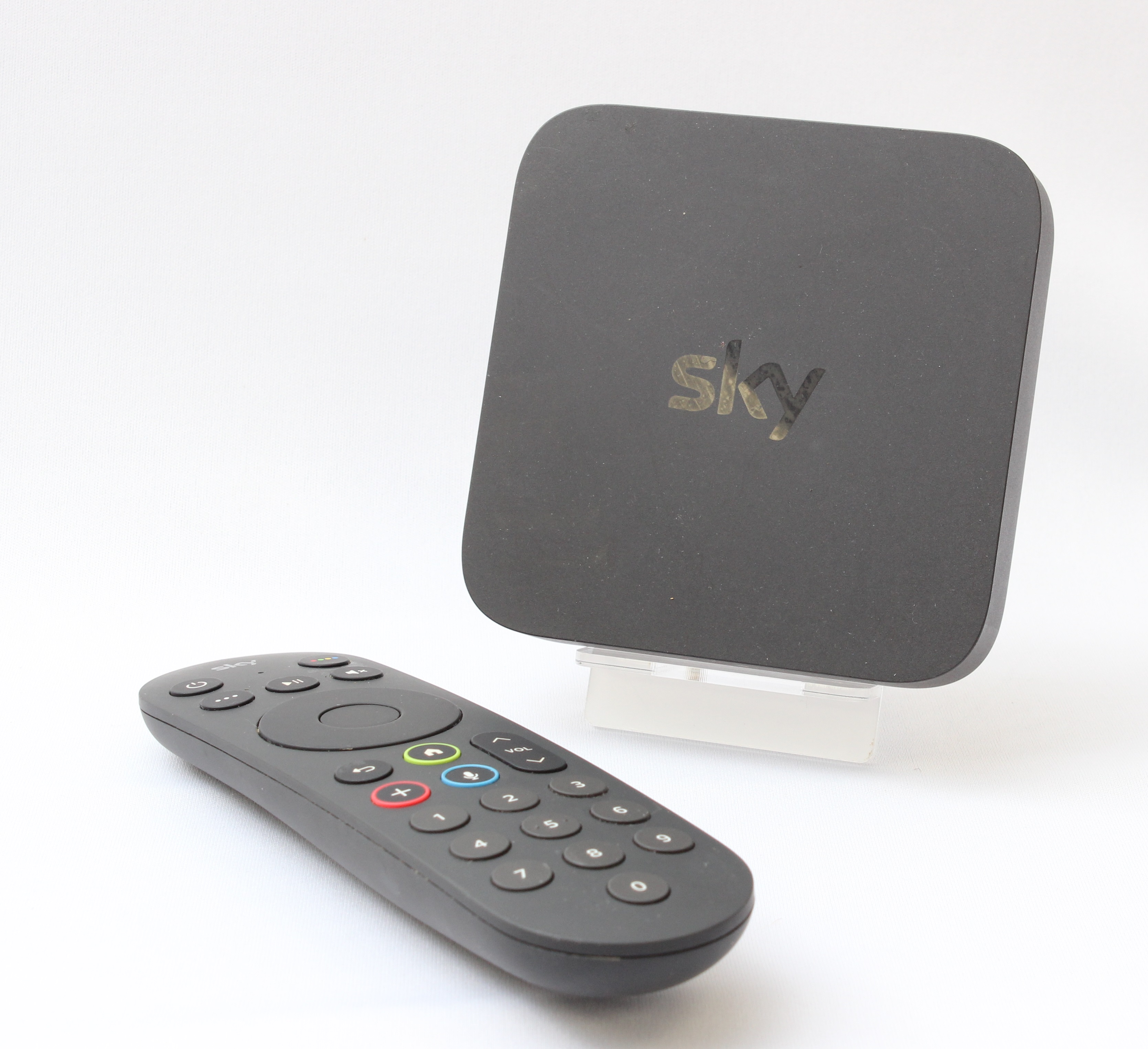 Product photo for Sky Streaming Puck Box With Remote Control - Black (U)