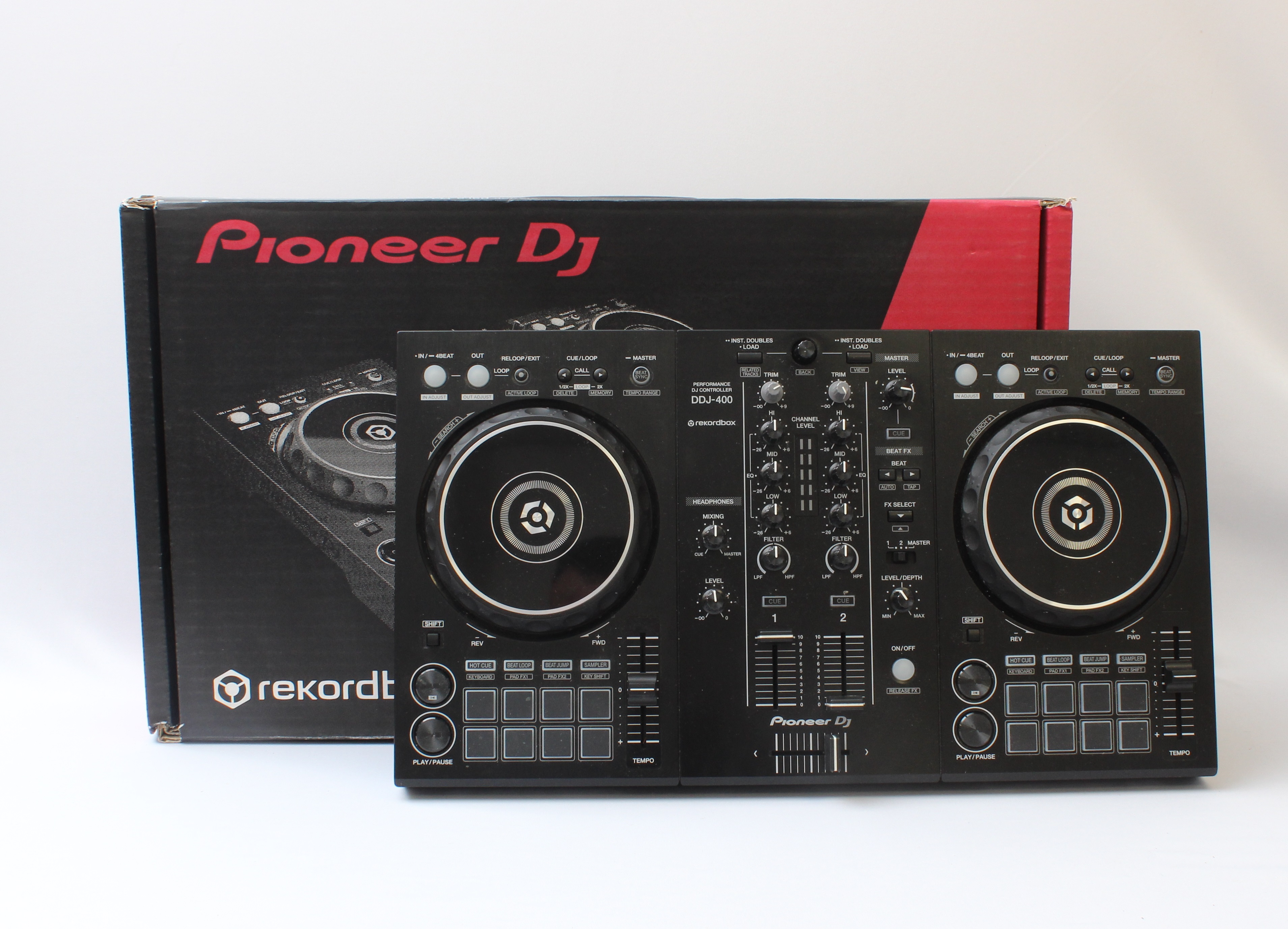 Product photo for pioneer DDJ400 2 Channel DJ Controller For Record Box - Boxed (U)
