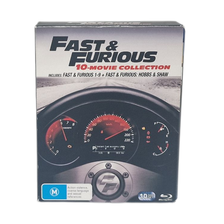 Product photo for Fast & Furious 10-Movie Blu-Ray Collection
