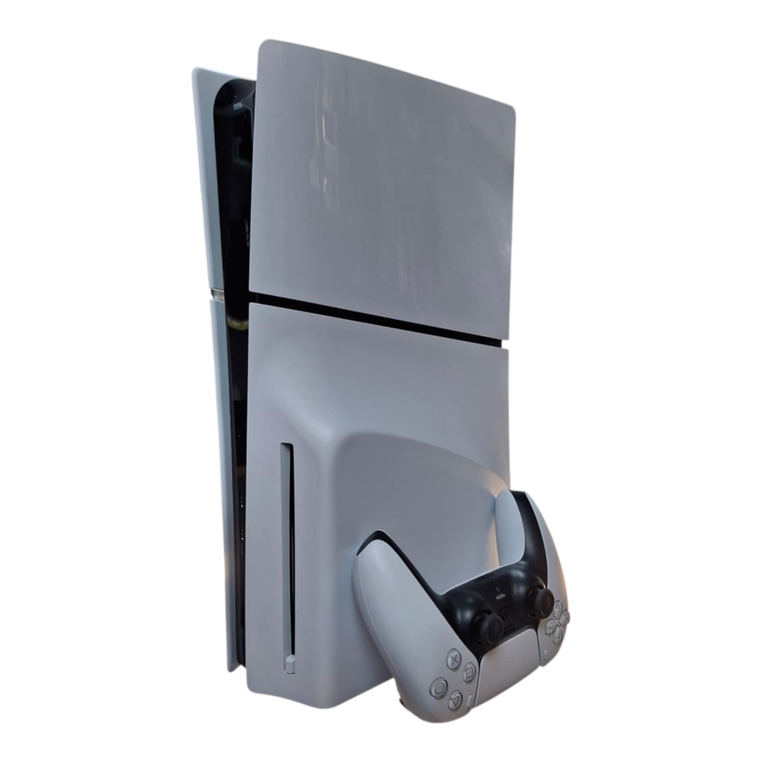 Product photo for Playstation 5 Slim Console, 1TB, White, Unboxed