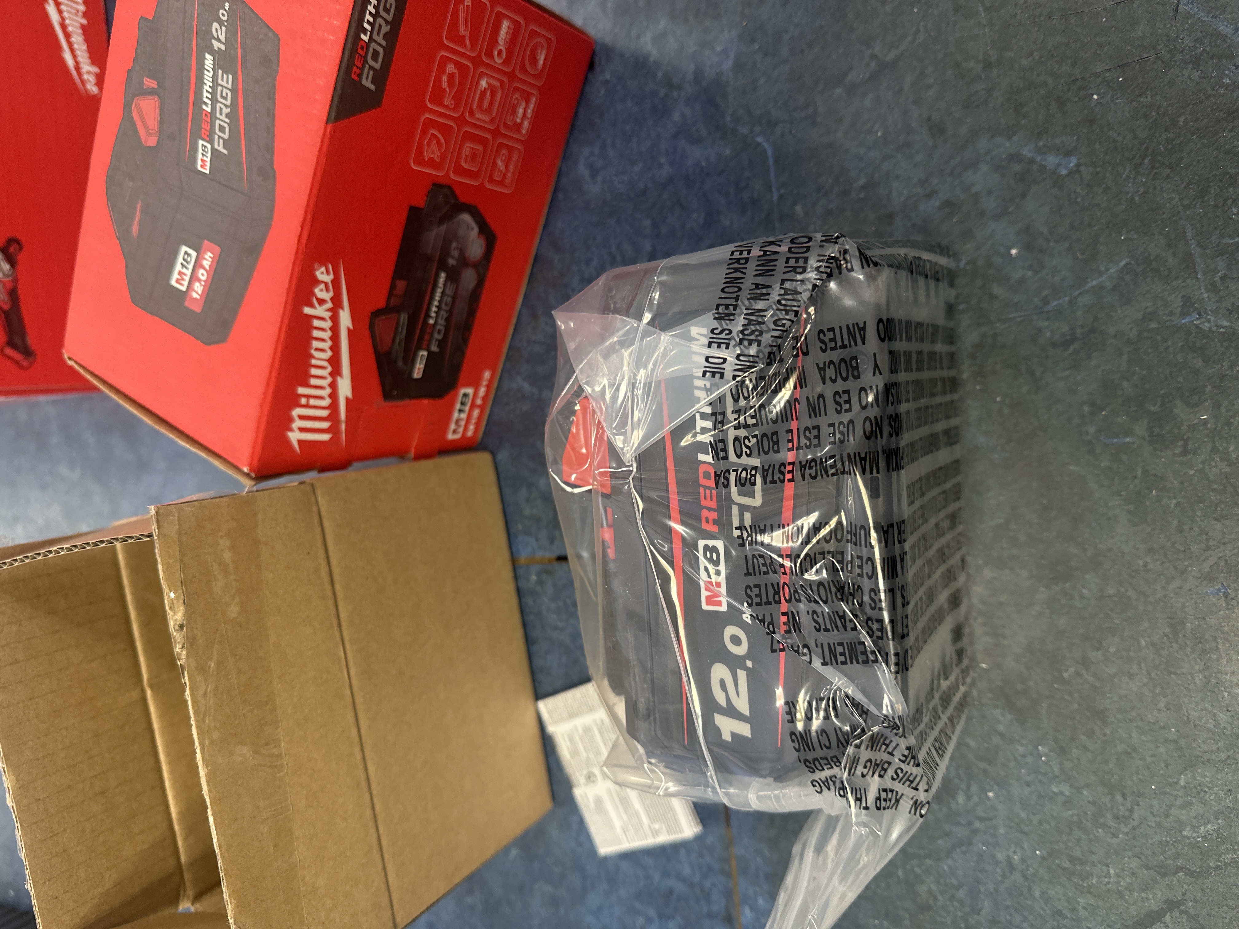 Product photo for Milwaukee  milwaukee 12 ah forge red lithium