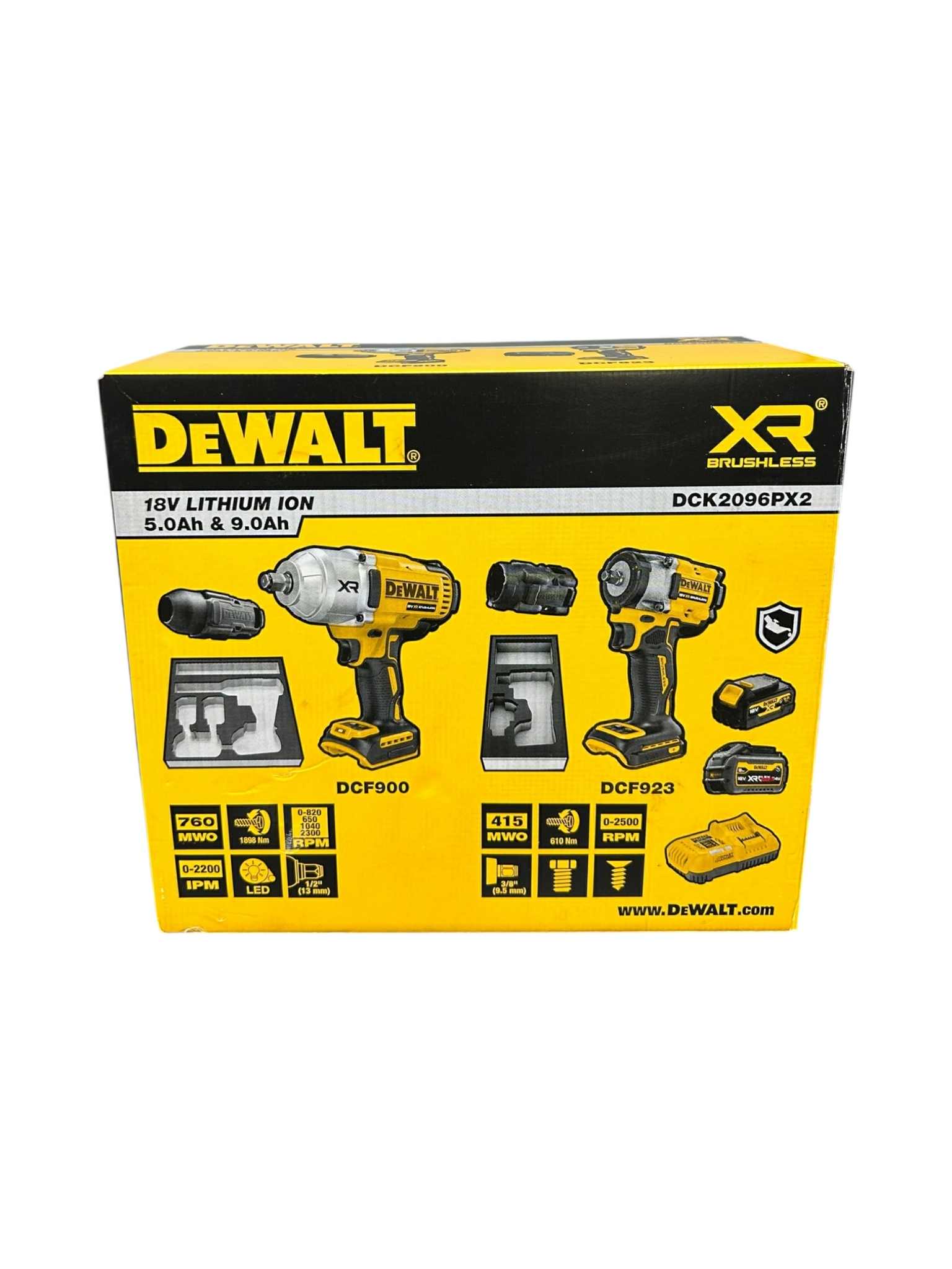 Product photo for Dewalt DCK2096PX2