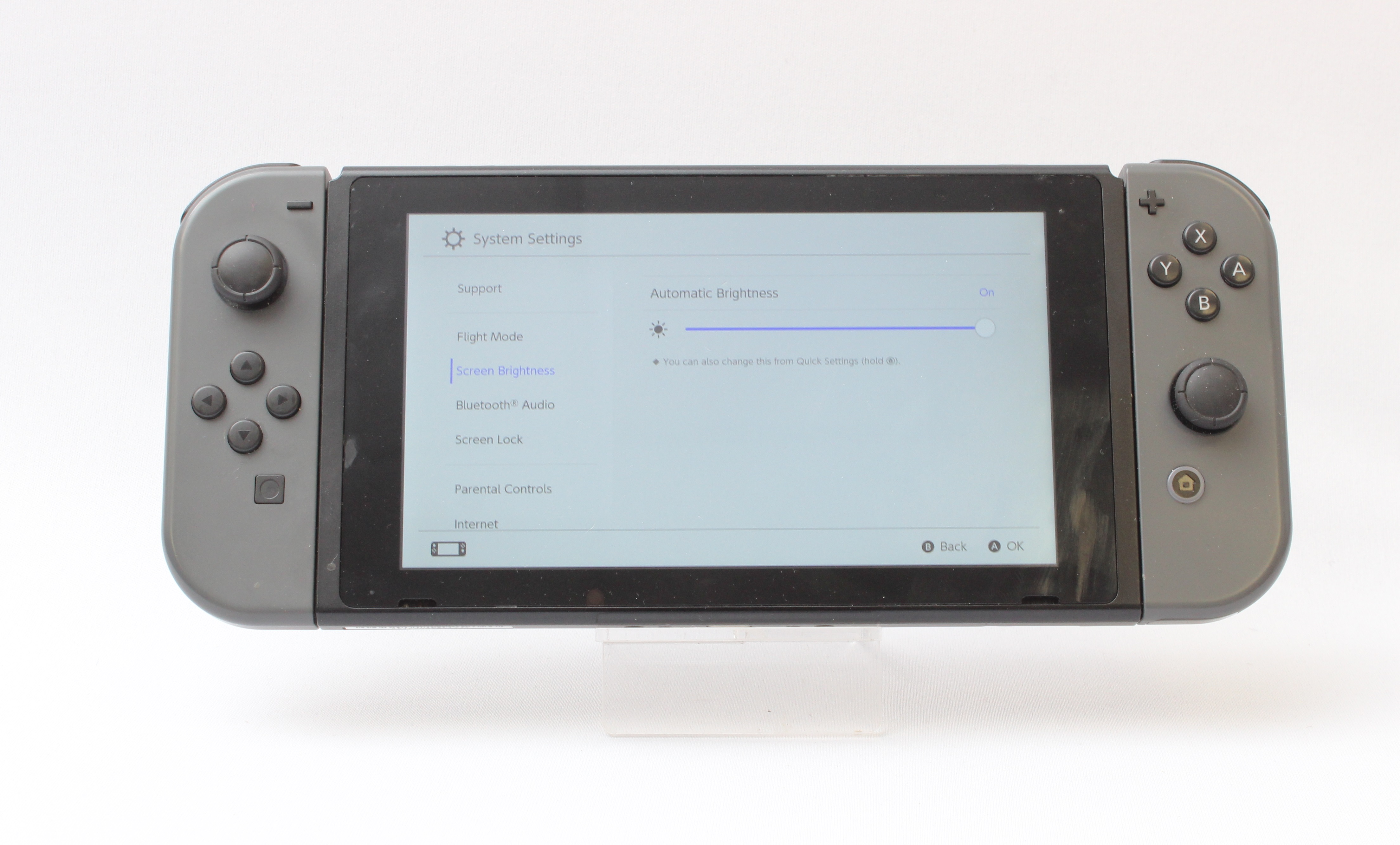 Product photo for Nintendo Switch Handheld Console Only 32GB - Grey (B)