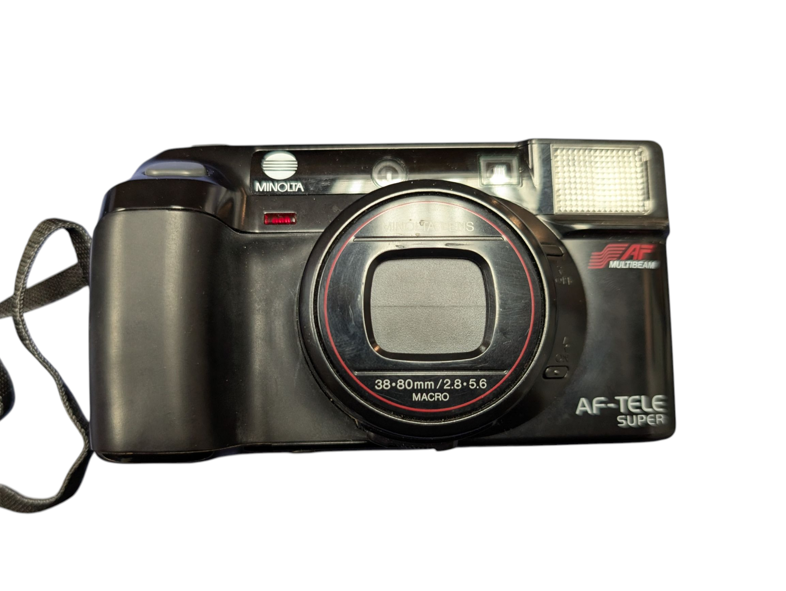Product photo for Minolta AF Tele Super 35mm Film Camera Point & Shoot