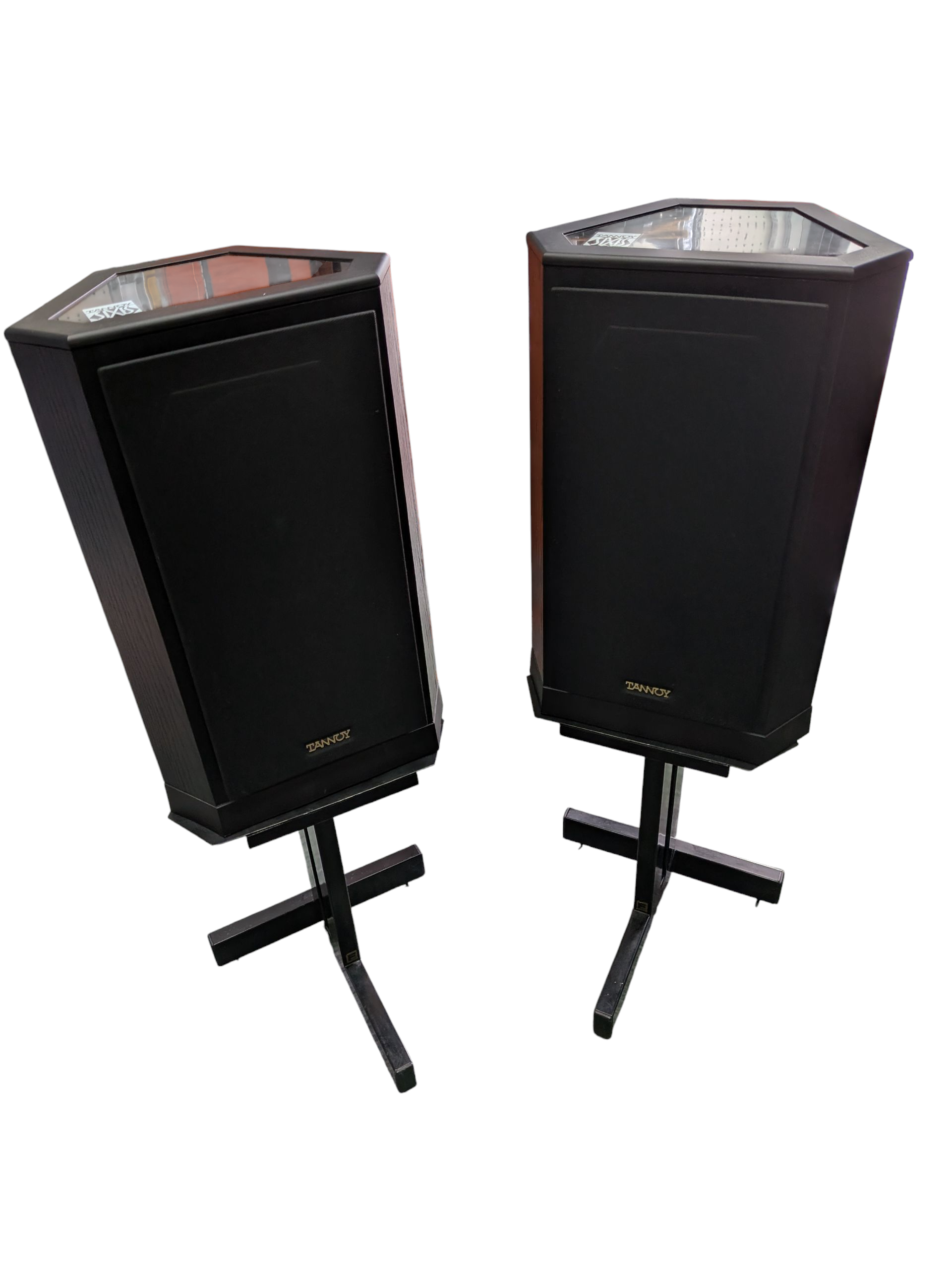Product photo for Tannoy 609 Dual Concentric Speakers (Pair) Black Ash - With Stands VGC