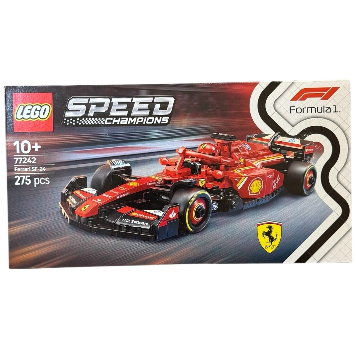 Product photo for New: LEGO Speed Champions Ferrari SF-24 - Set 77242, Age 10+