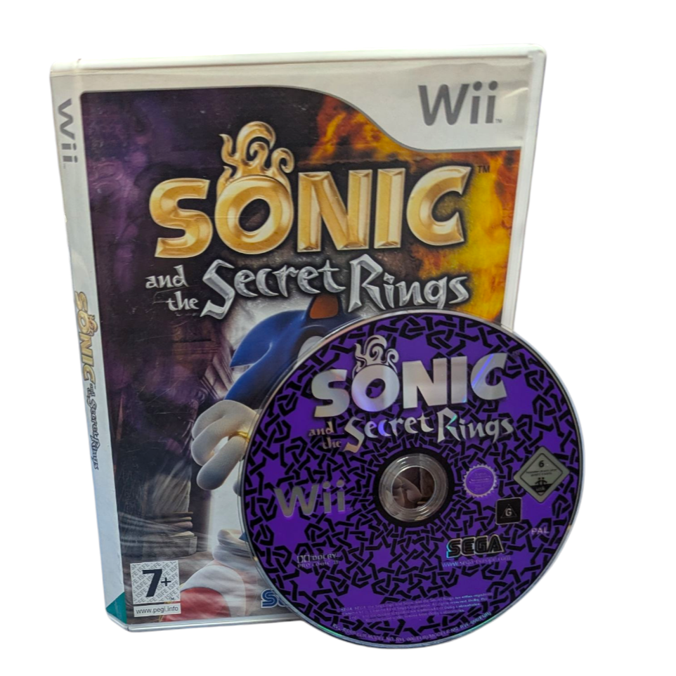 Product photo for Sonic and the Secret Rings Wii