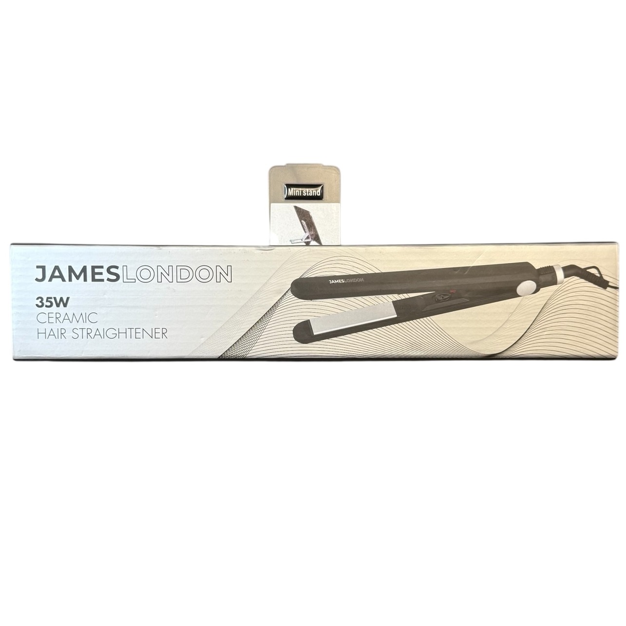 Product photo for New: James London 35W Ceramic Hair Straightener