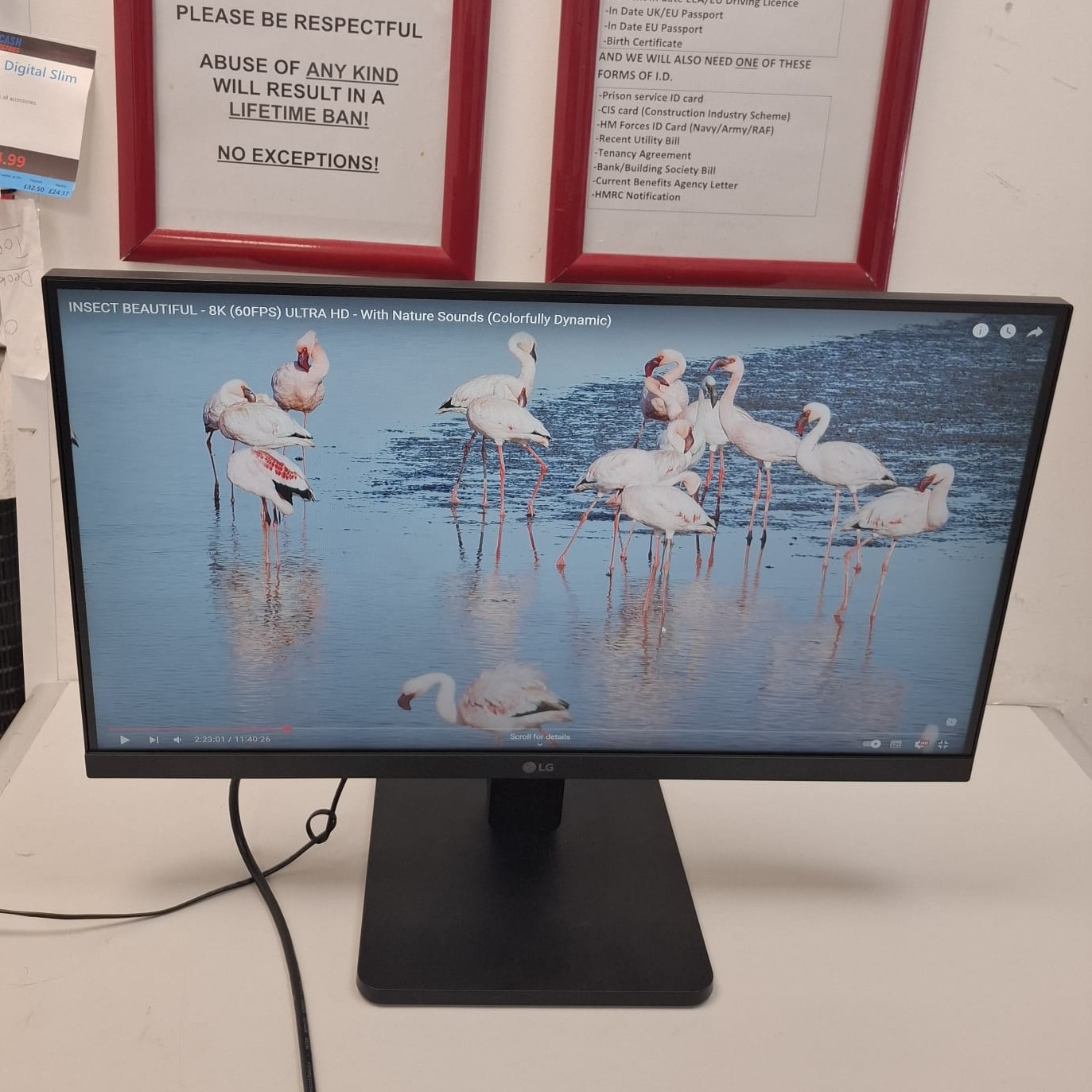 Product photo for LG Monitor 22MR410-B, 22 “ HD 1080p, 100Hz, 5ms GtG, Anti-Glare, HDMI, Black