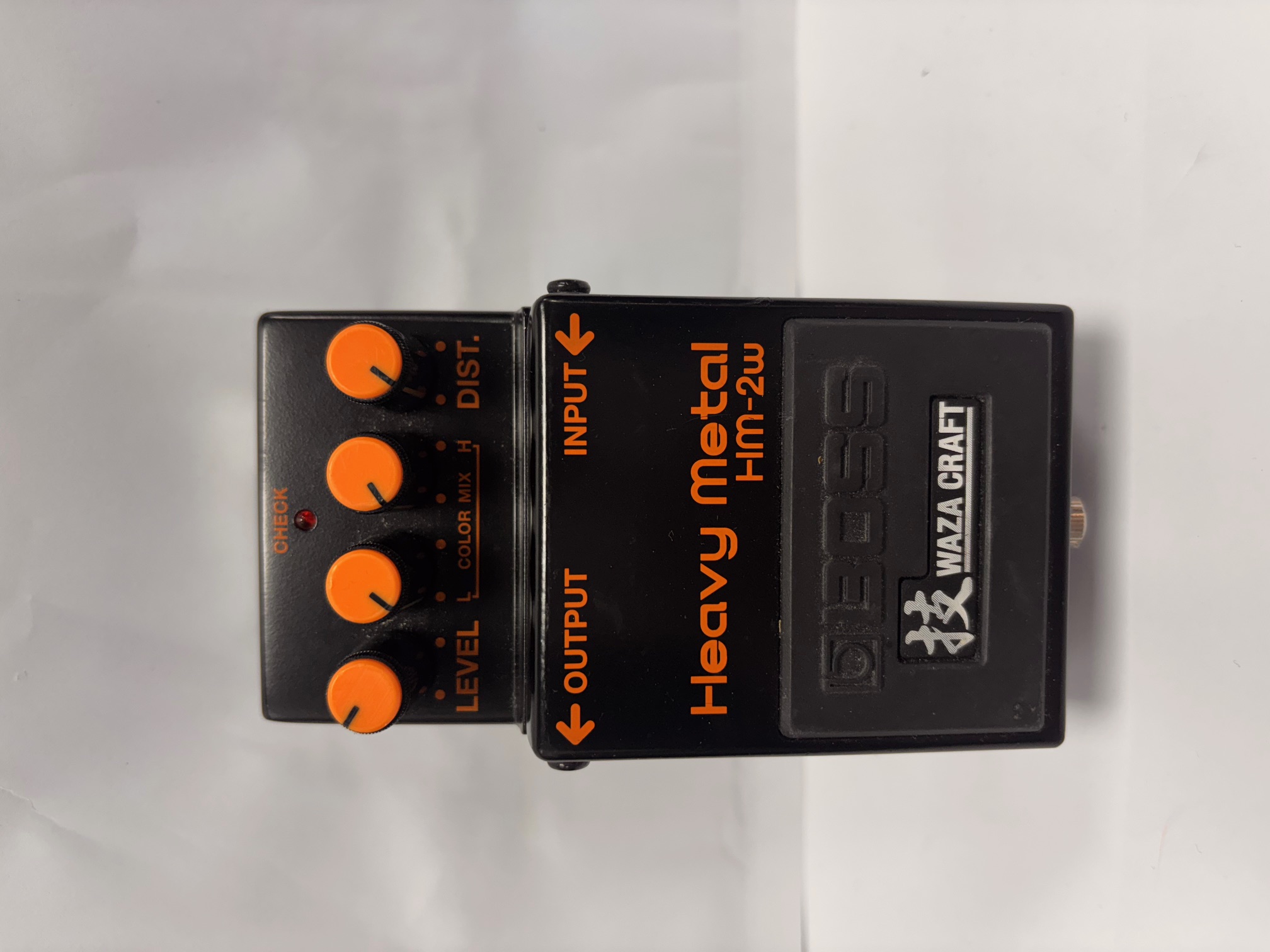 Product photo for BOSS heavy metal hm-2w pedal