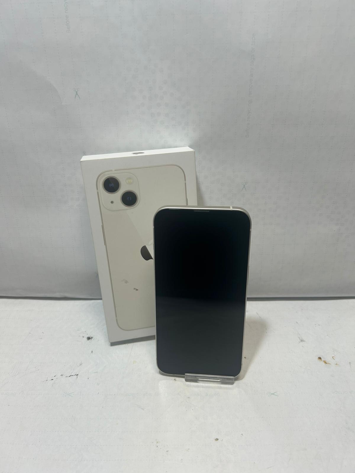 Product photo for iPhone 13 - 128GB Unlocked White 77% Battery Health