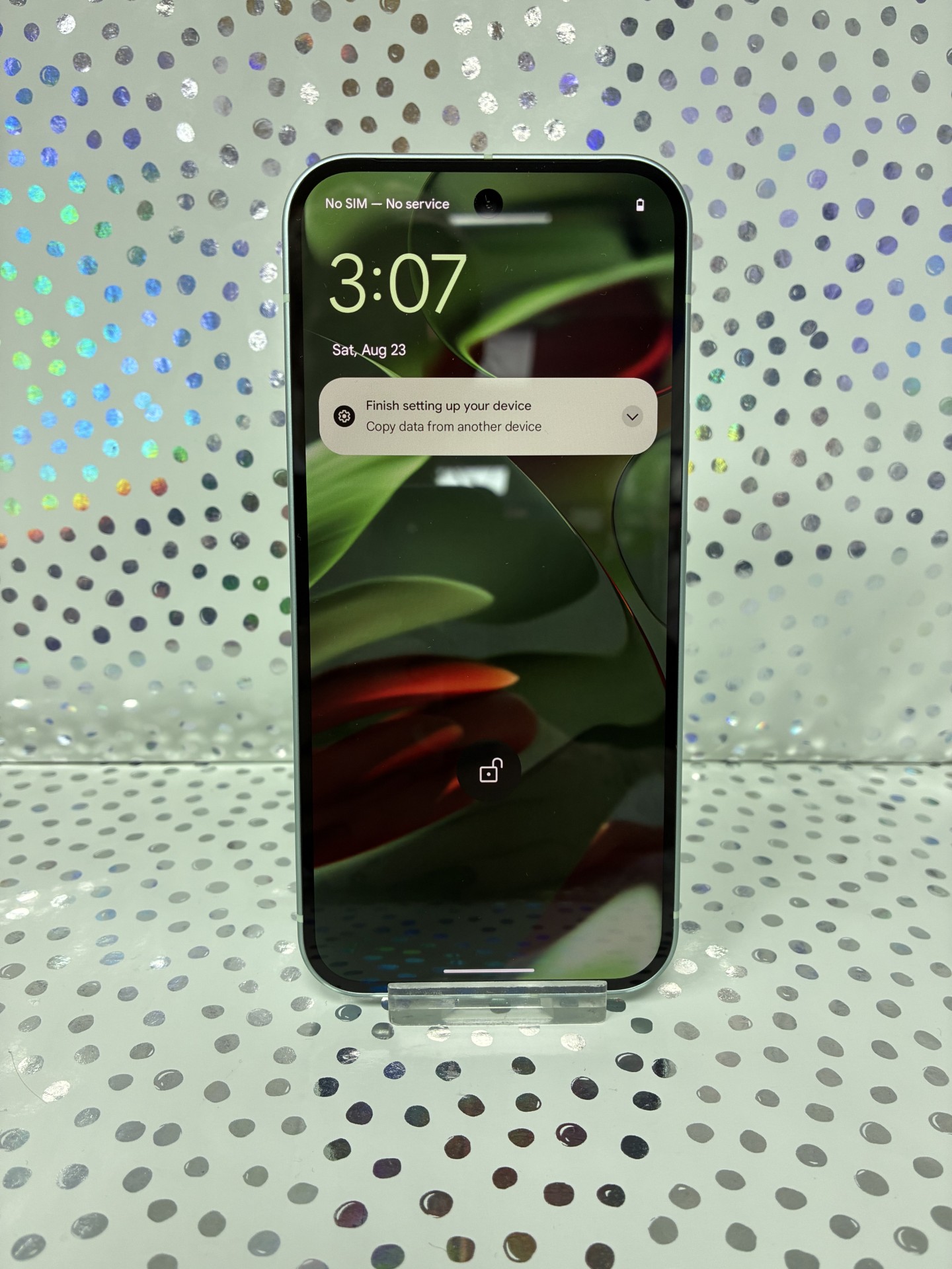 Product photo for google pixel 9 128gb green unlocked unboxed