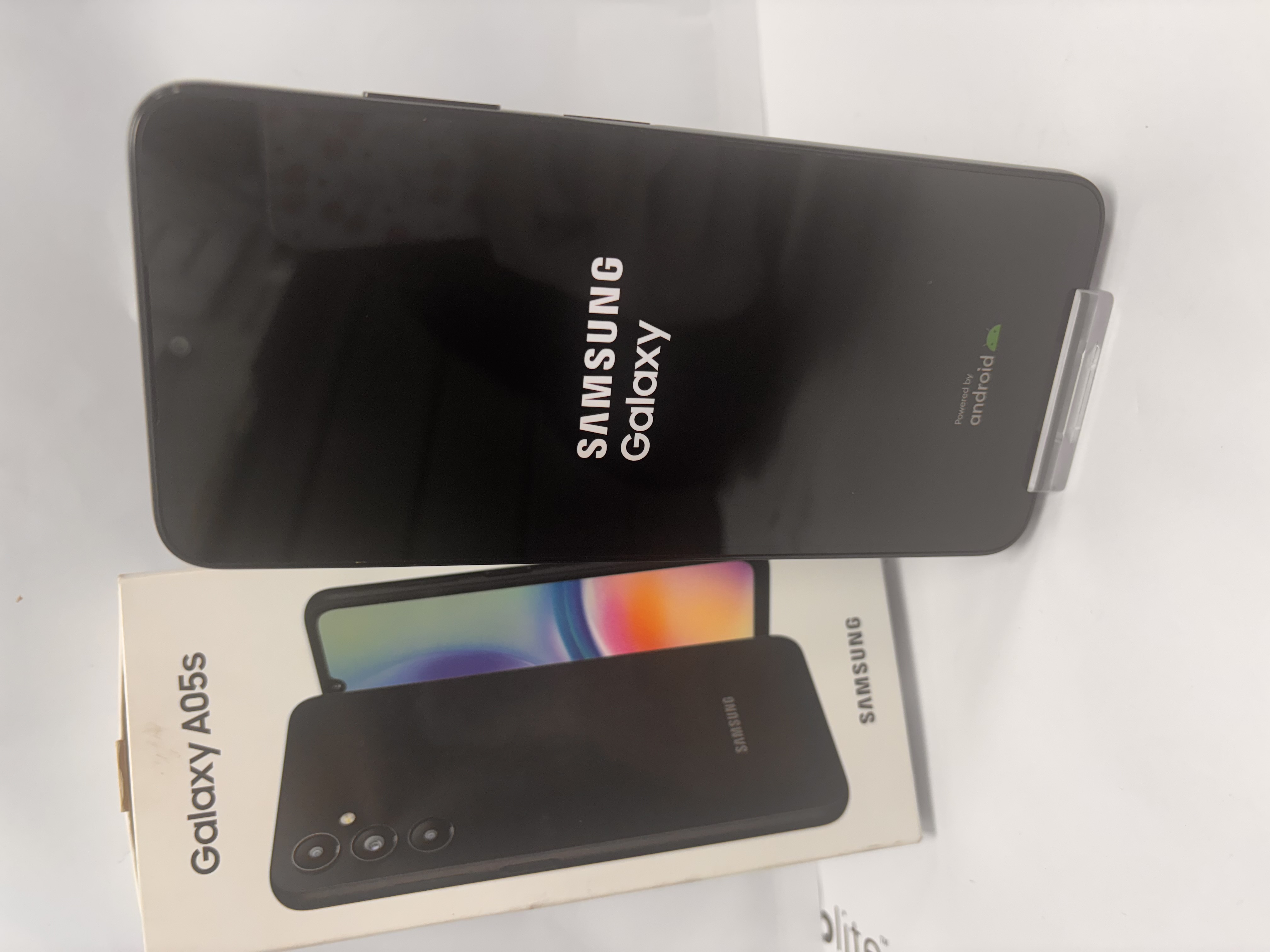 Product photo for samsung a05s boxed