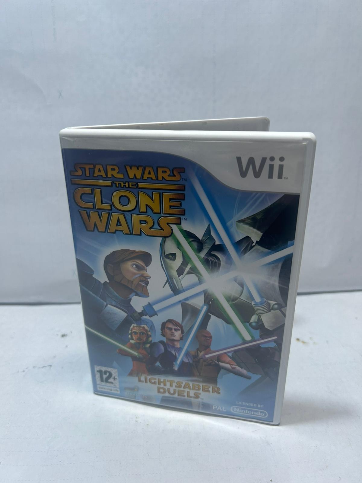 Product photo for Star Wars Clone Lightsaber Duels - Wii