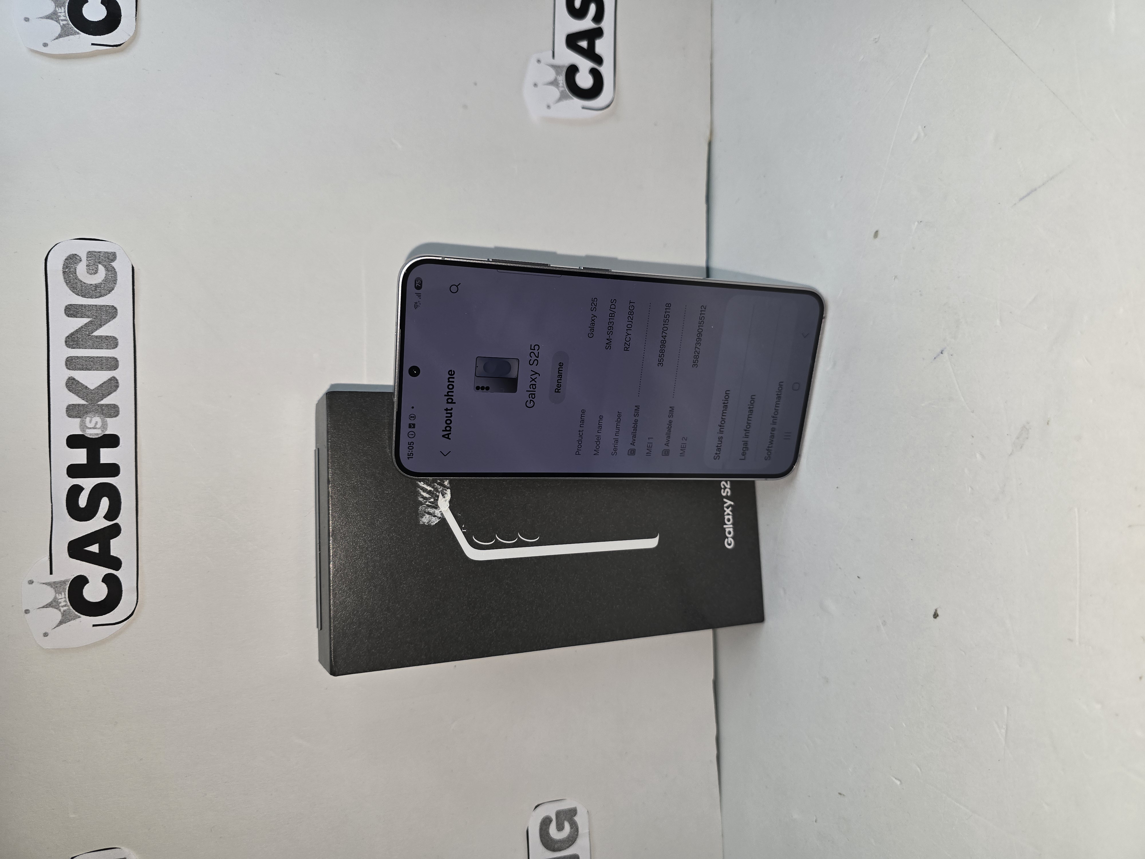 Product photo for SAMSUNG S25 256GB BOXED