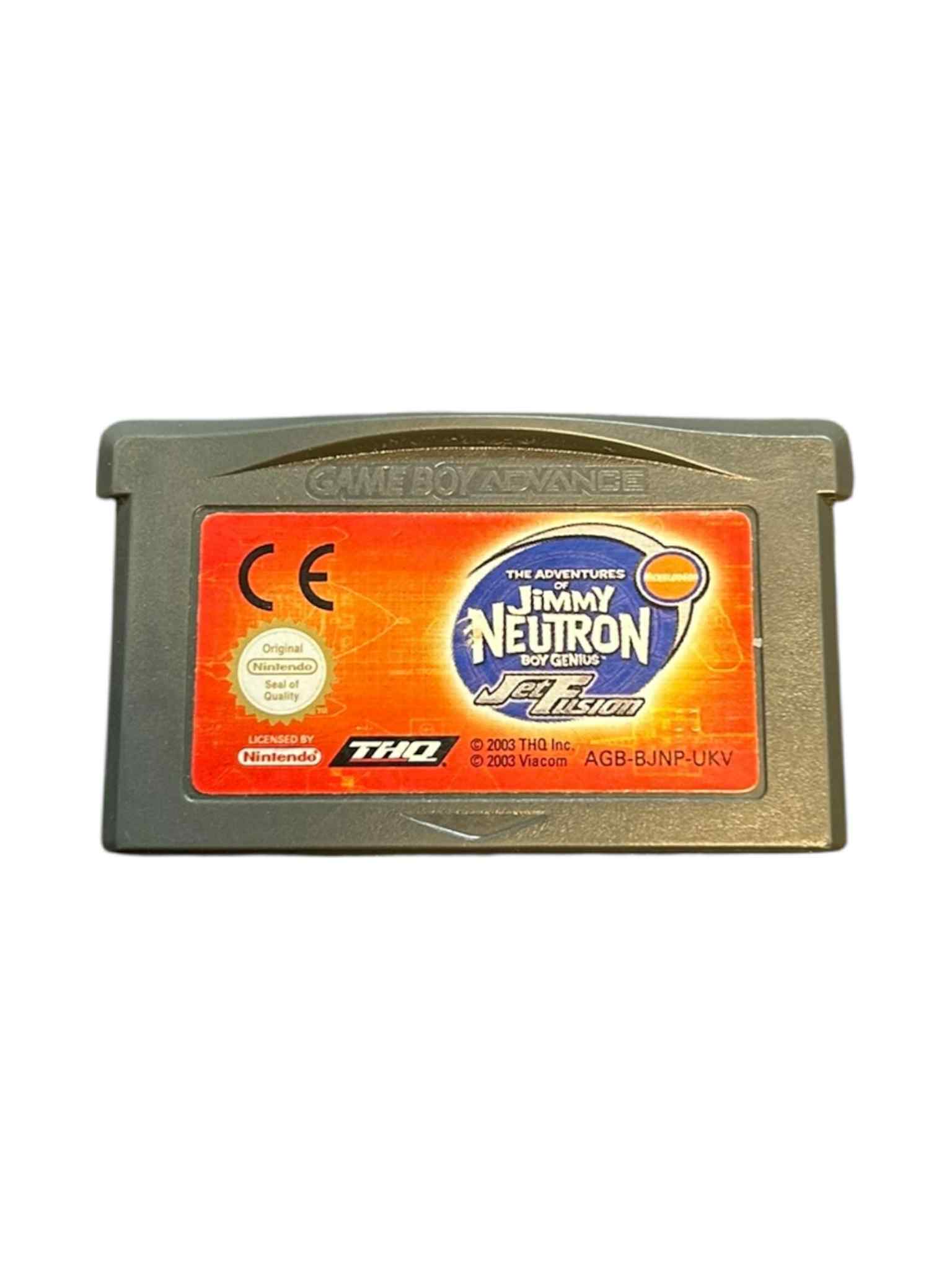 Product photo for (Cartridge Only) Jimmy Neutron Jet Fusion (3) - Nintendo GBA Game