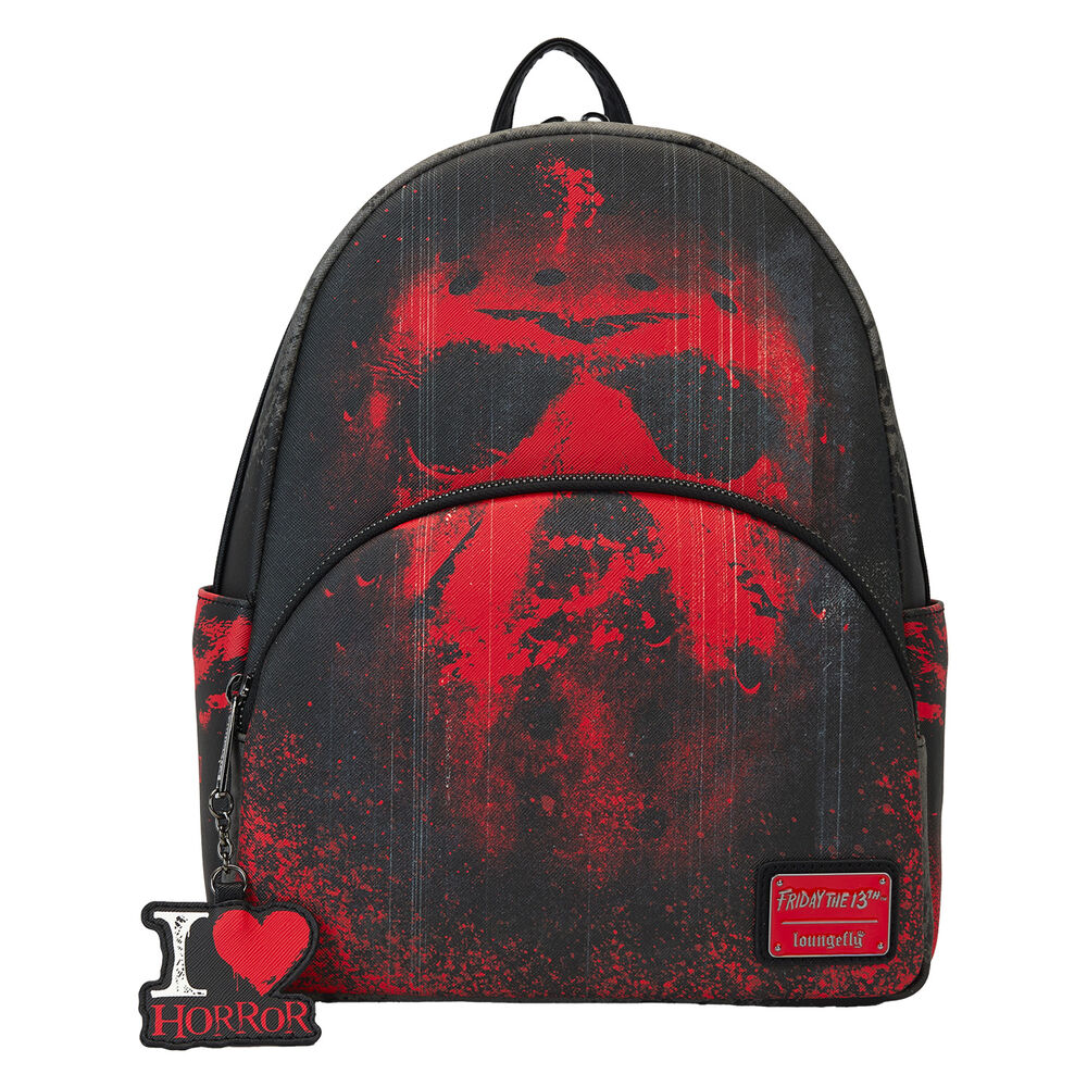 Product photo for Loungefly Friday 13th Brothers backpack 26cm