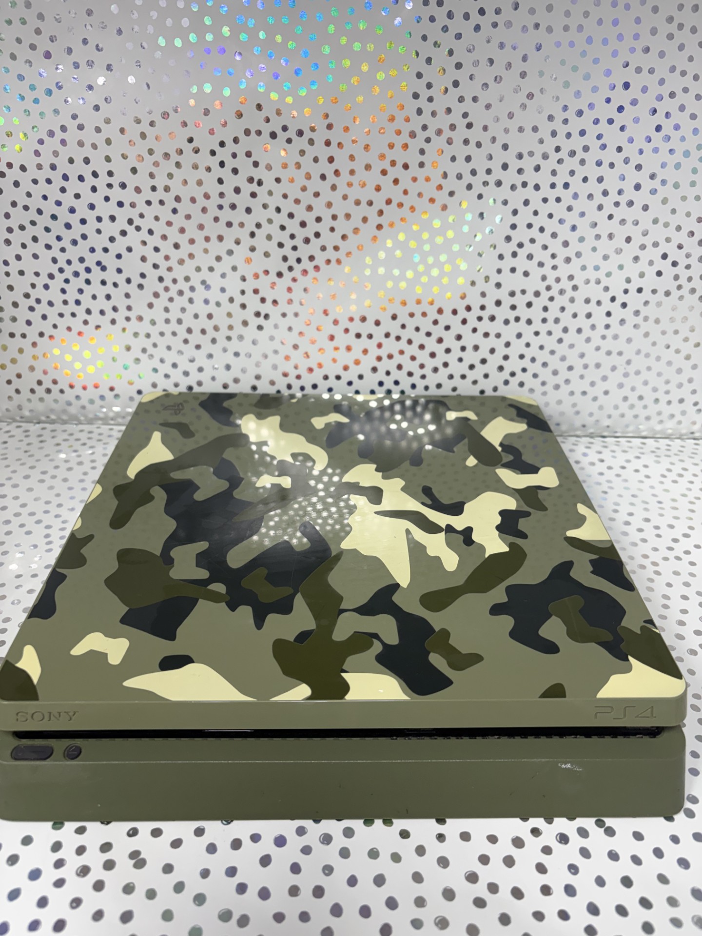 Product photo for PS4 SONY PLAYSTATION 4 SLIM CAMO EDITION 512GB UNBOXED
