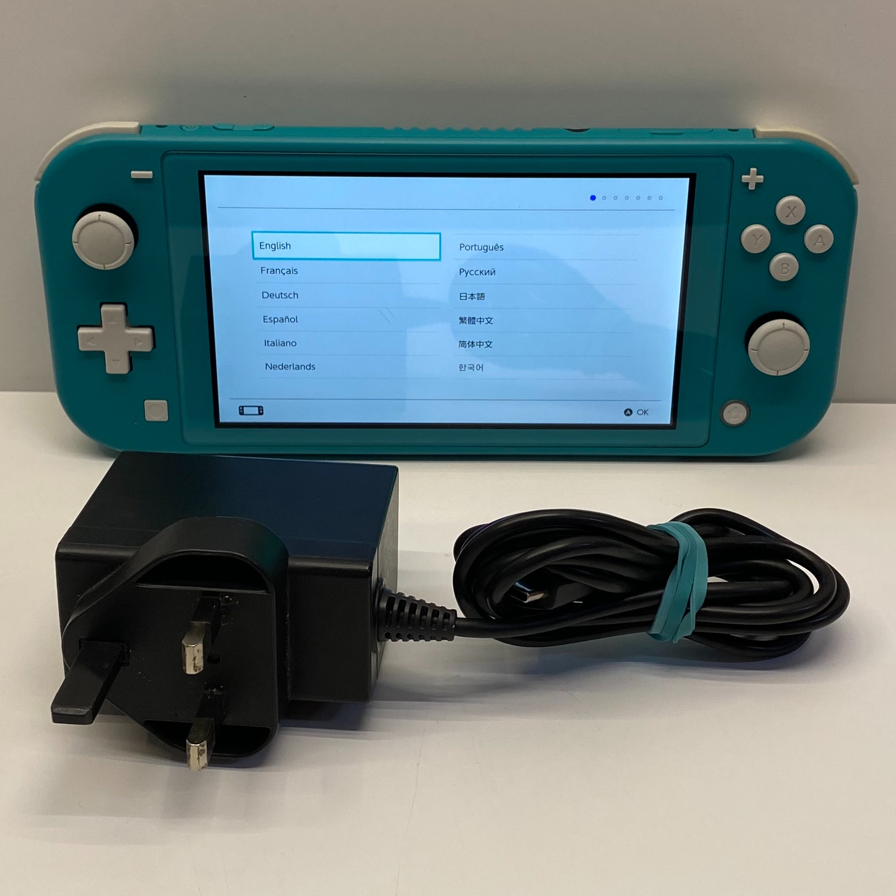 Product photo for Nintendo Switch Lite Handheld Console in Turquoise