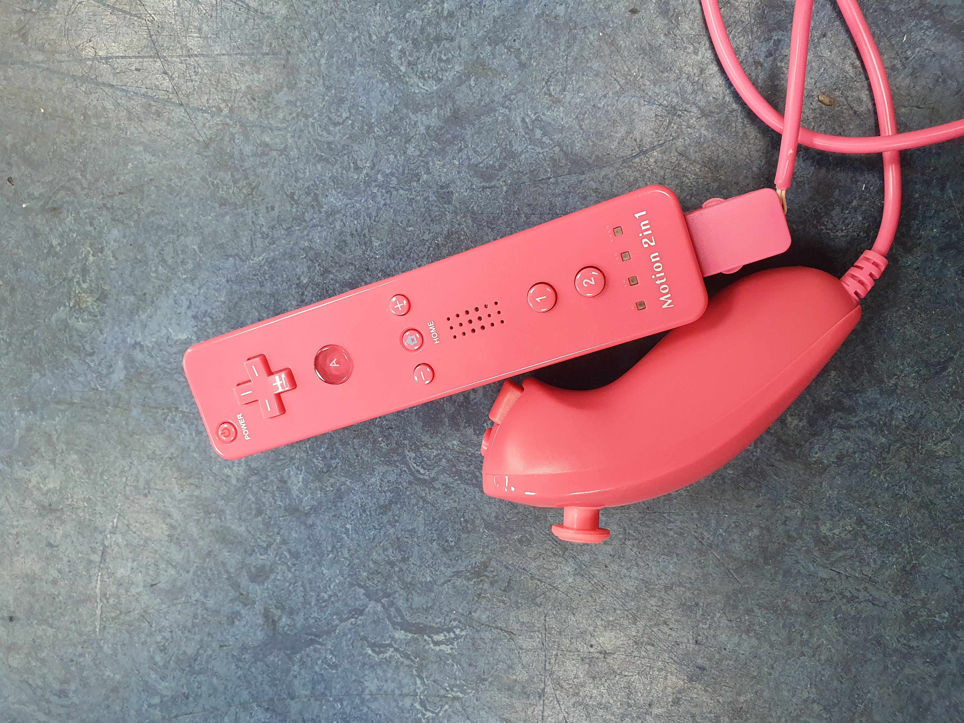 Product photo for Nintendo  Unofficial Nintendo Wii Controller and Nunchuck