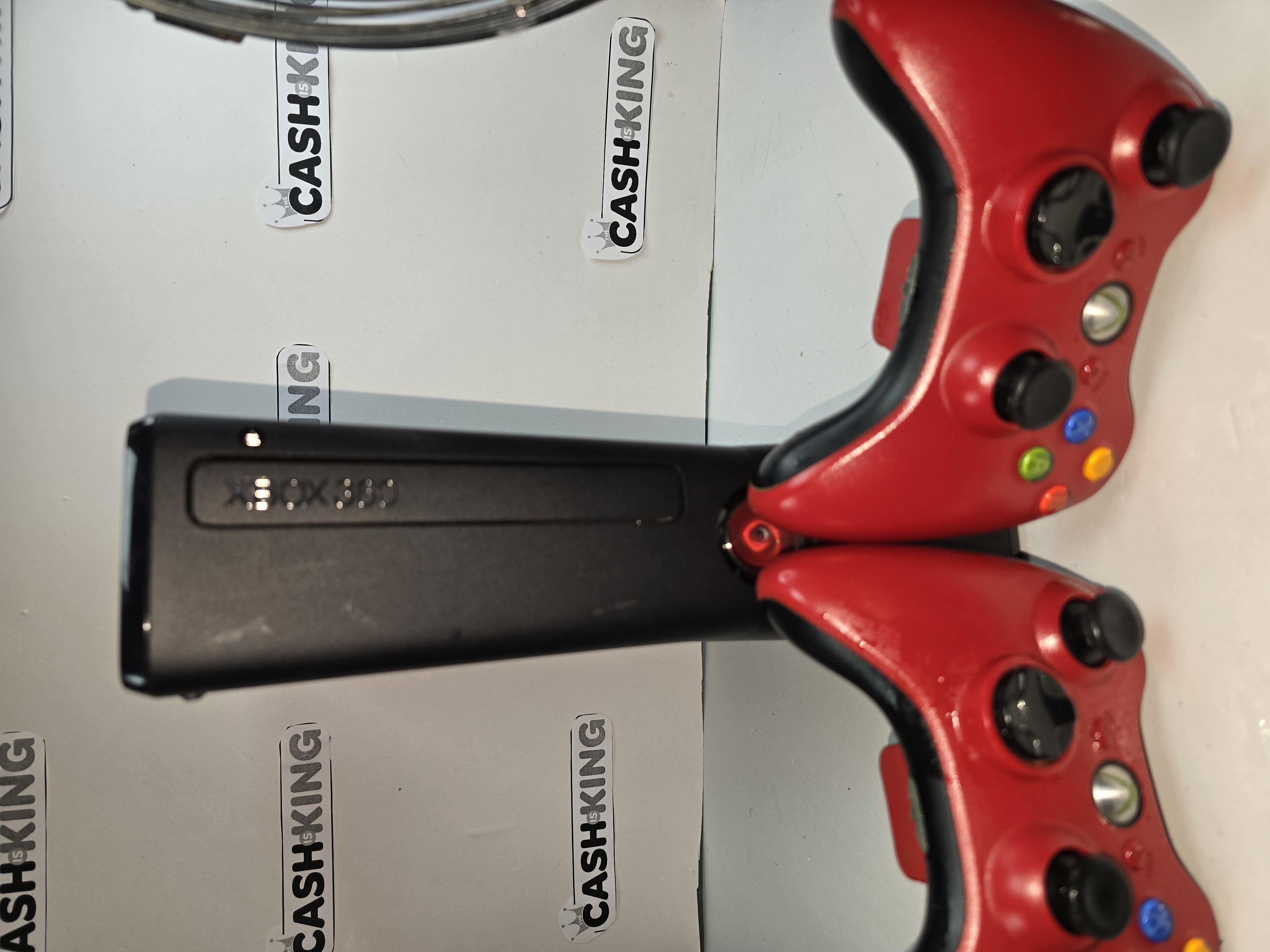 Product photo for XBOX 360 S WITH X2 CONTROLLERS