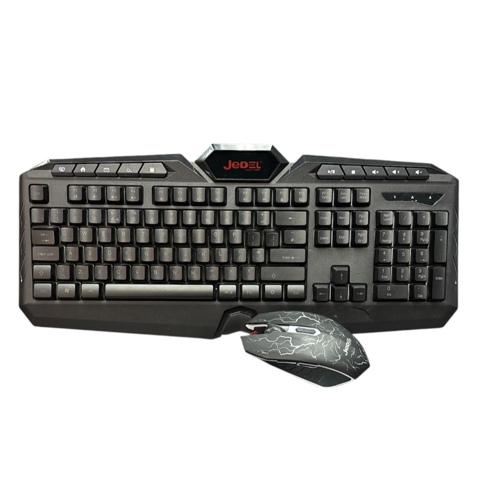 Product photo for JEDEL LED Colour Gaming Keyboard and Mouse