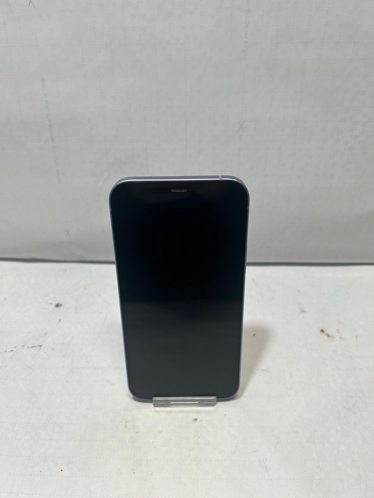 Product photo for iPhone 12 - 64GB Unlocked Purple 88% Battery Health