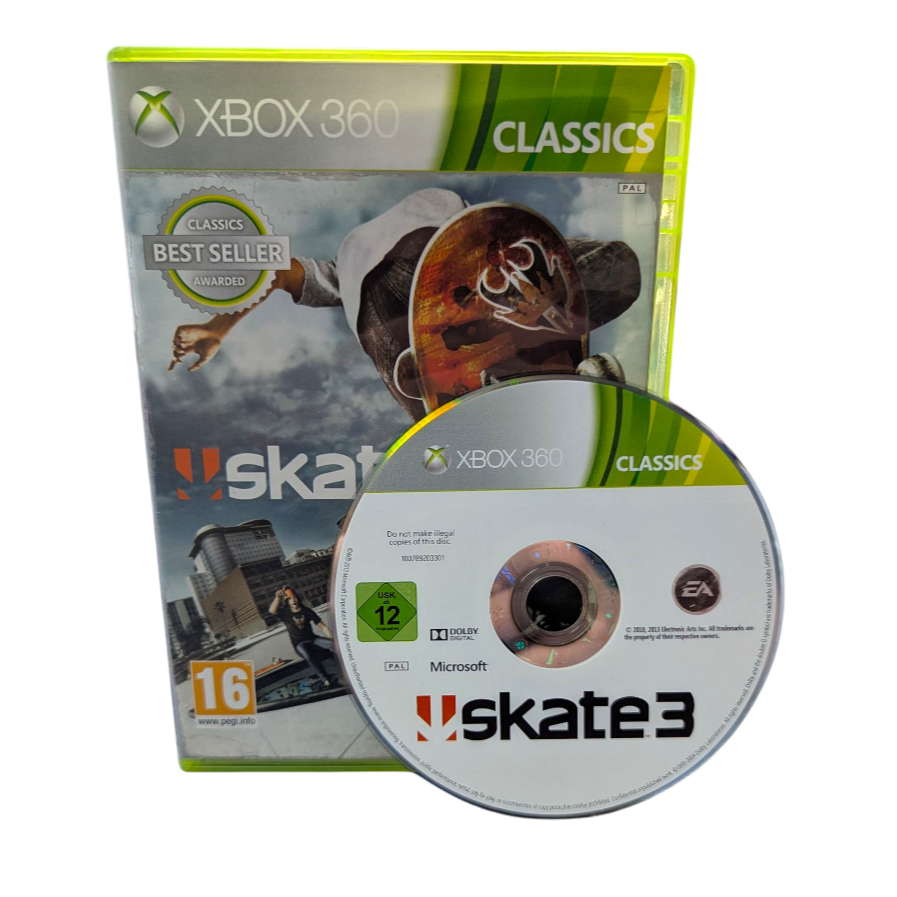 Product photo for Skate 3 Xbox 360