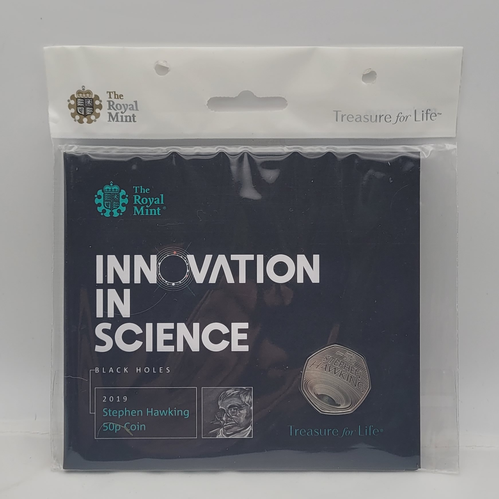 Product photo for Stephen Hawkins 50p Coin 2019
