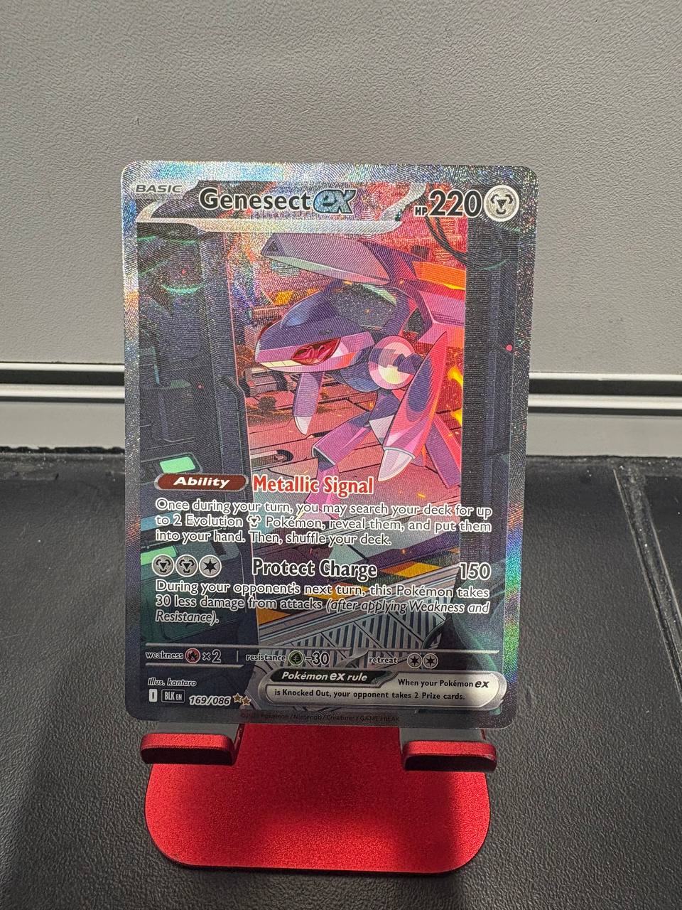 Product photo for Pokemon 169/086 Genesect EX